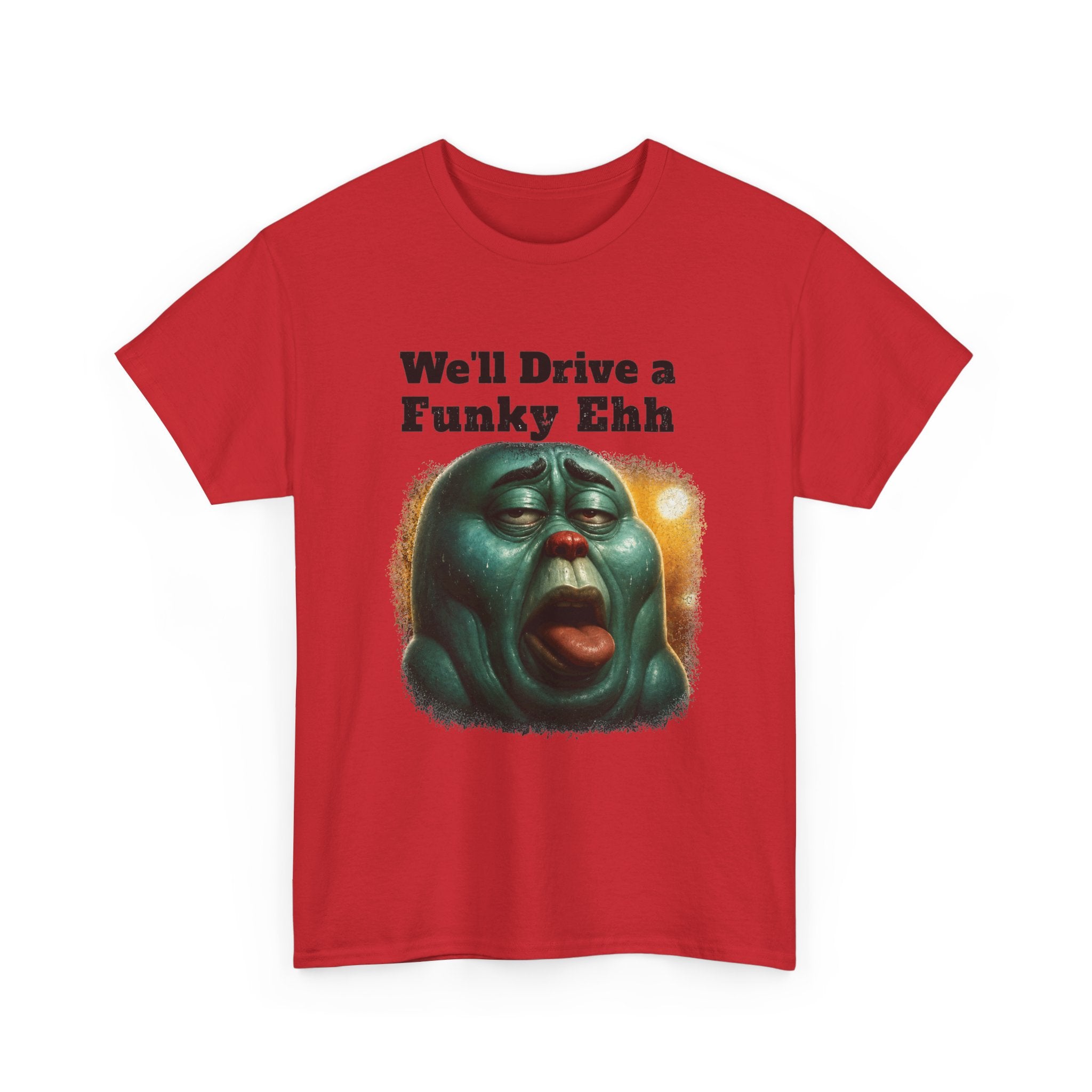Funky Ehh Tee — Retro Groovy Face Graphic T-Shirt