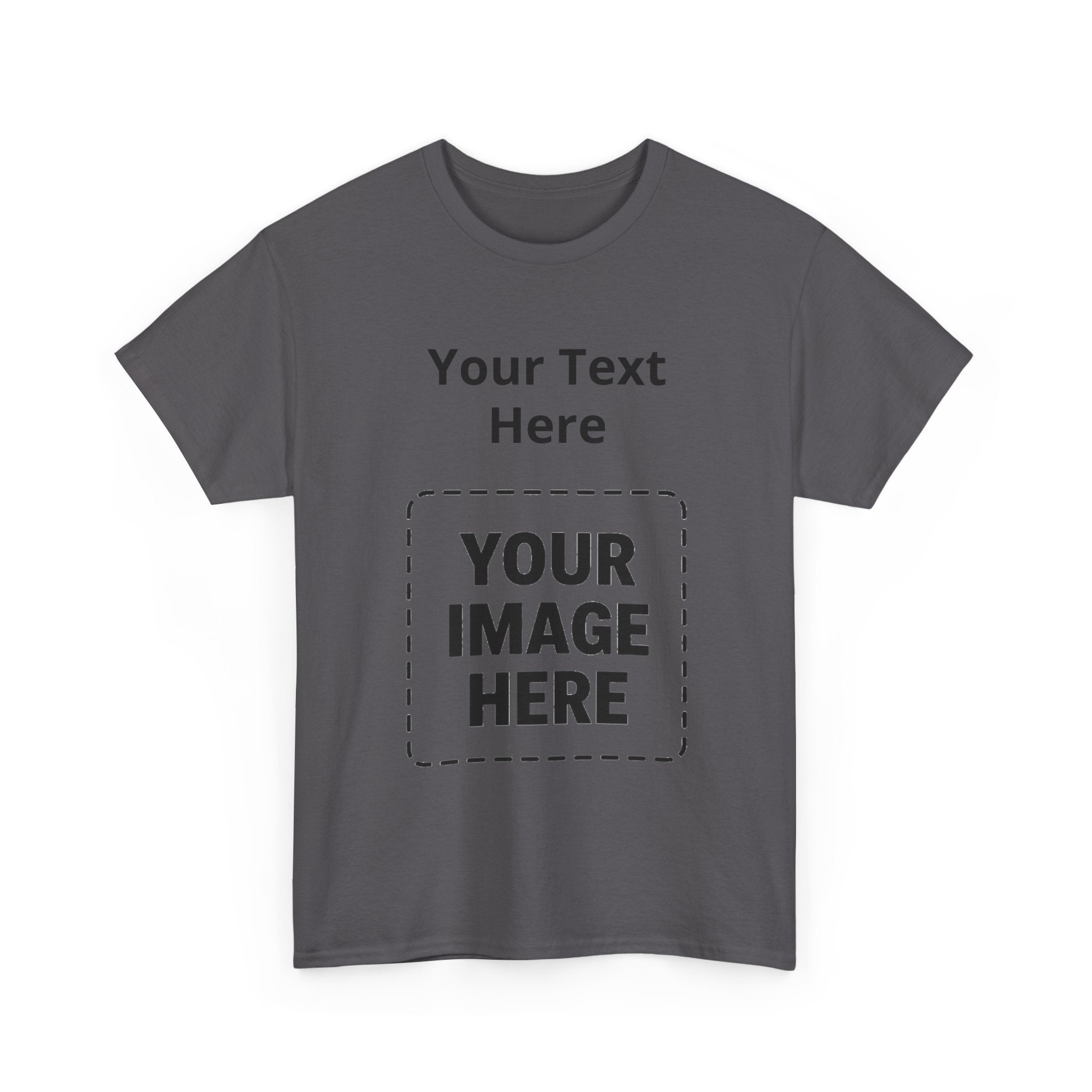 Custom Photo & Text T-Shirt — Personalized Tee
