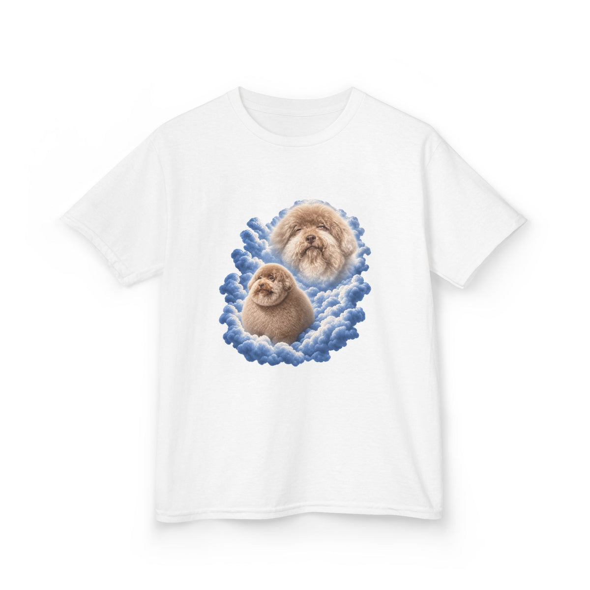 Scoobert Portrait Tee For Kids | Cloud Pet Illustration T-Shirt