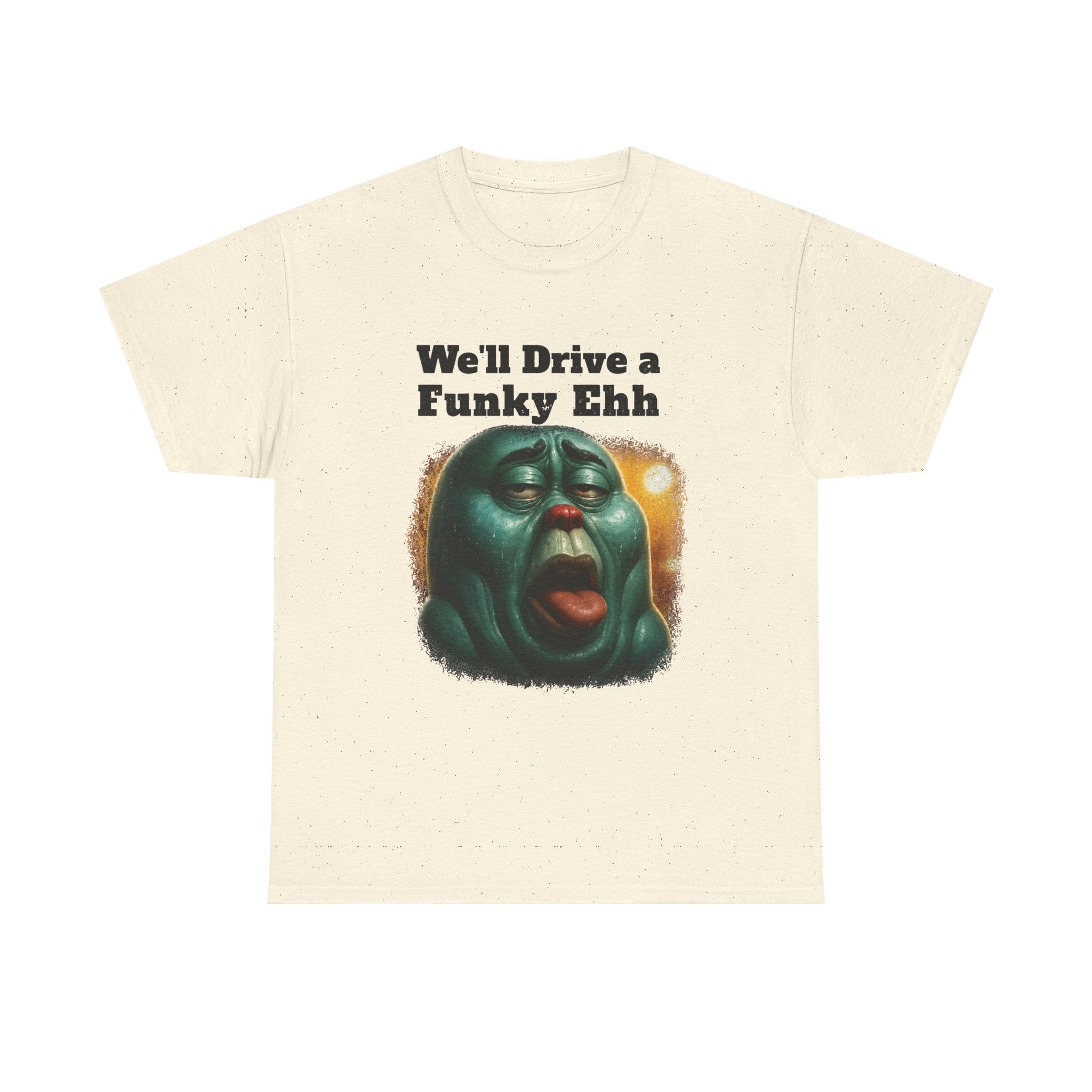 Funky Ehh Tee — Retro Groovy Face Graphic T-Shirt