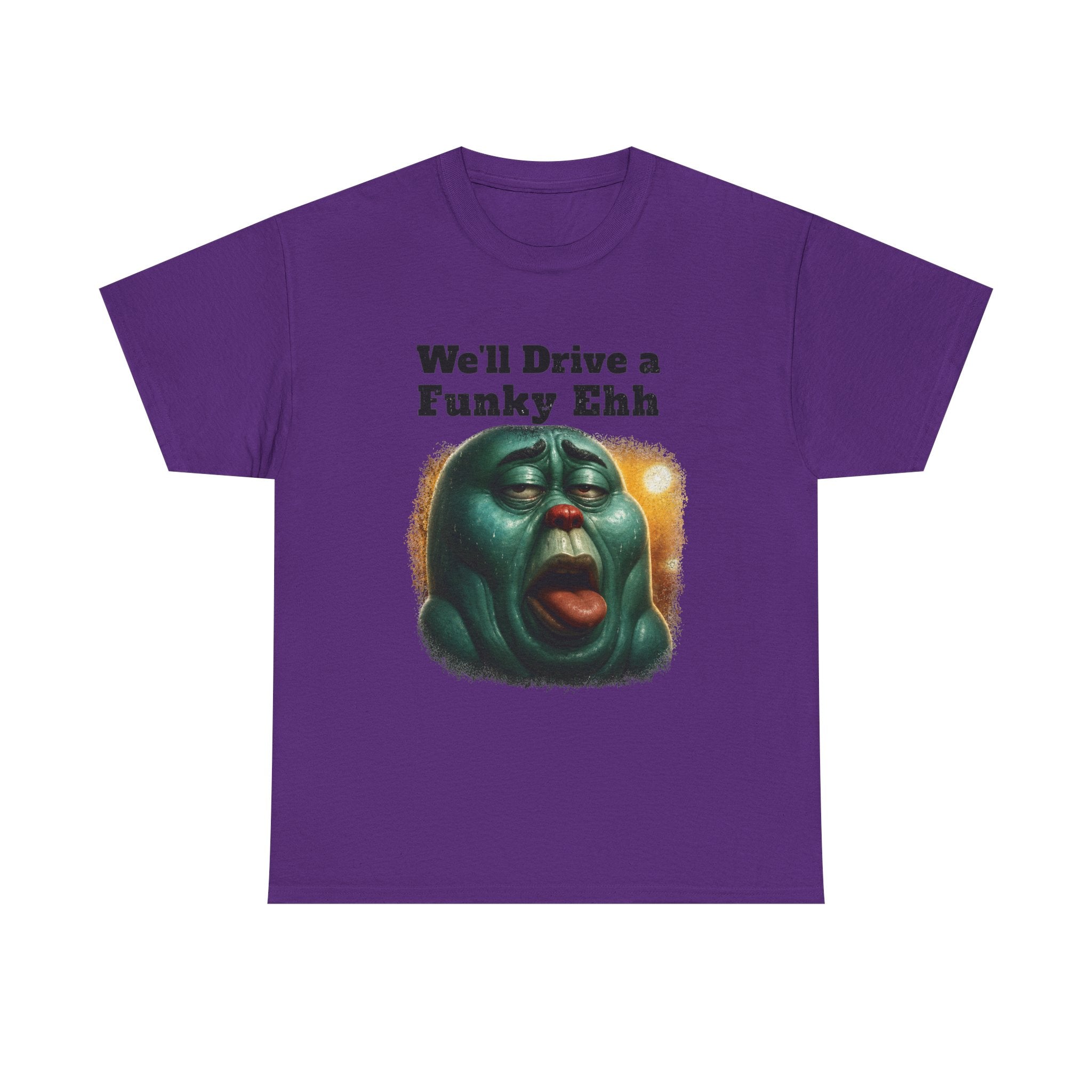 Funky Ehh Tee — Retro Groovy Face Graphic T-Shirt