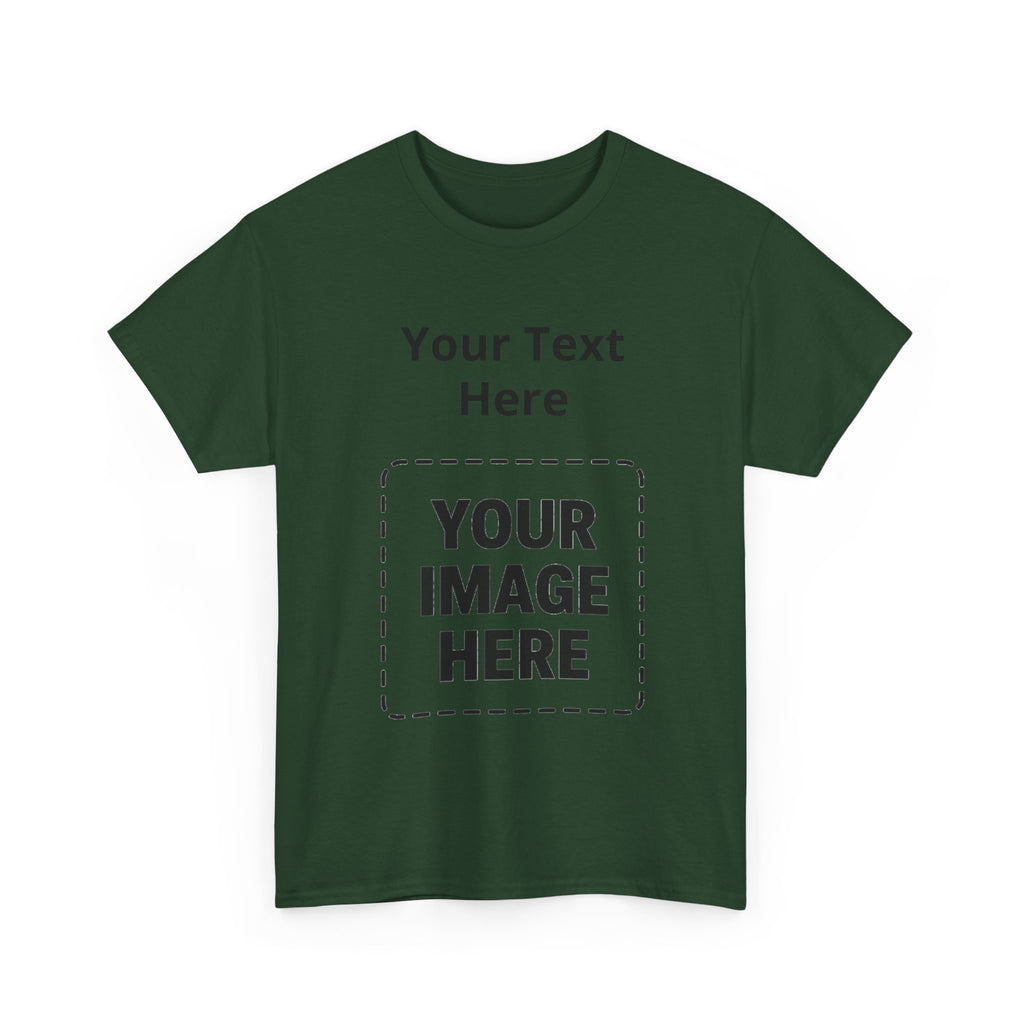 Custom Photo & Text T-Shirt — Personalized Tee
