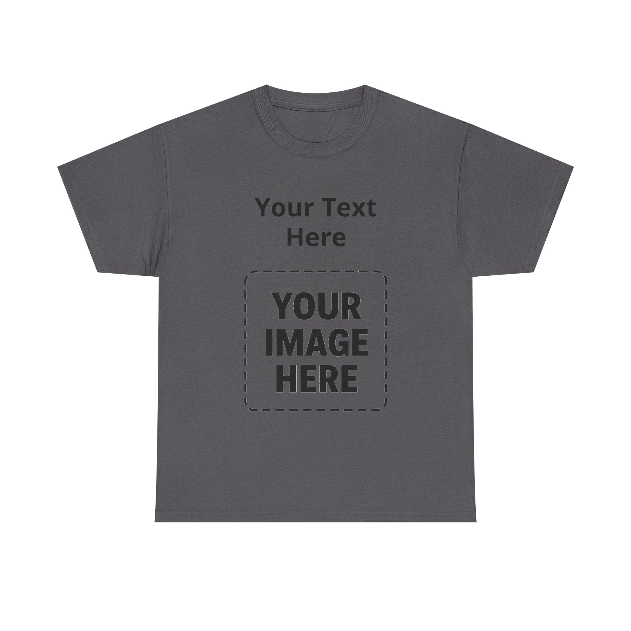 Custom Photo & Text T-Shirt — Personalized Tee