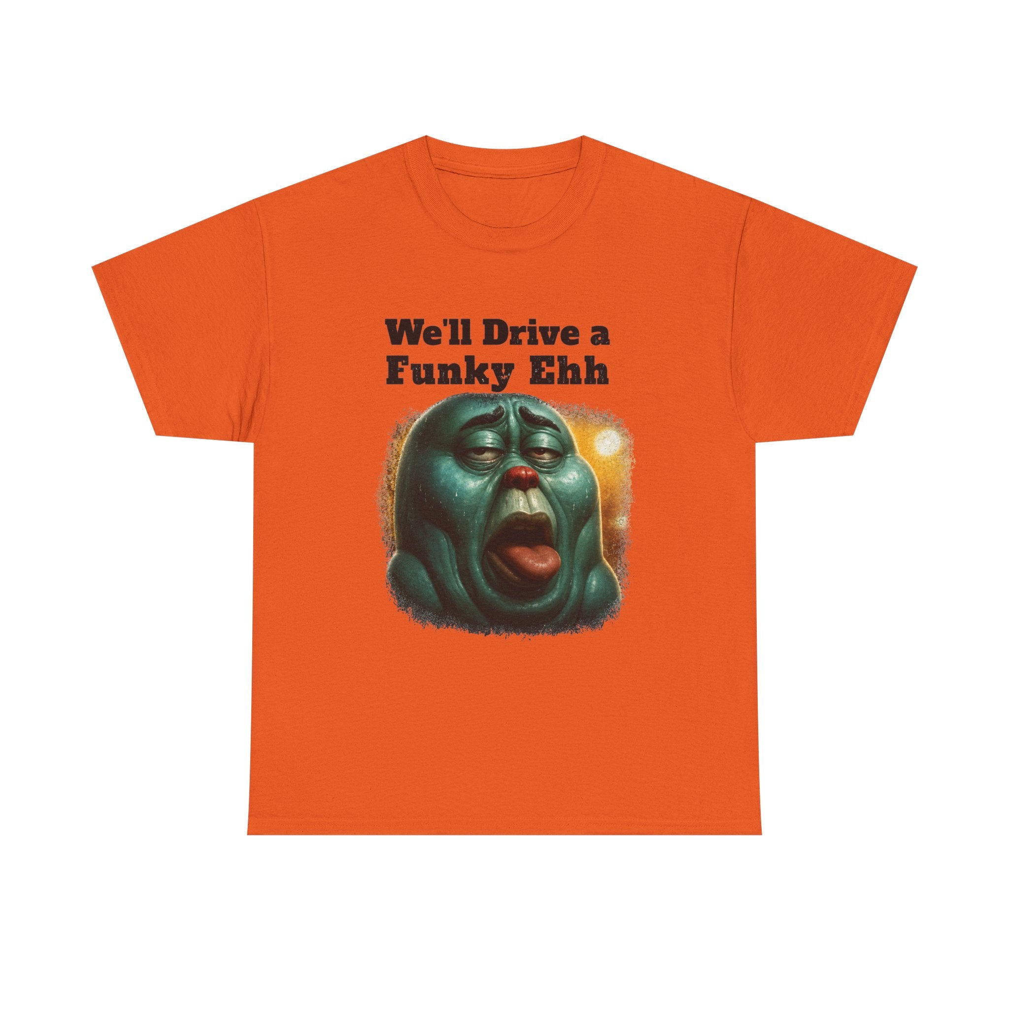 Funky Ehh Tee — Retro Groovy Face Graphic T-Shirt