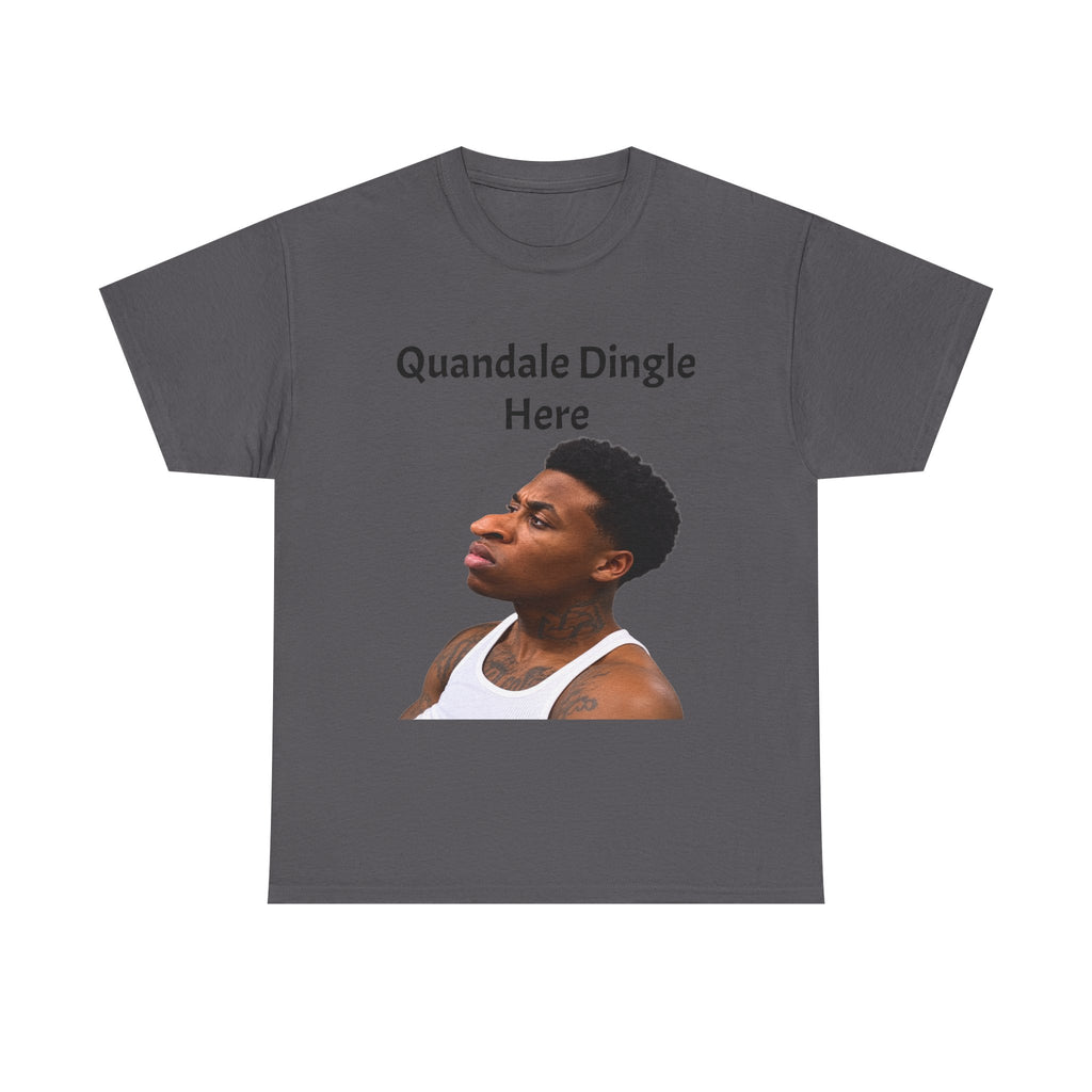 Quandale Dingle Tee — Funny Meme Face Graphic T-Shirt