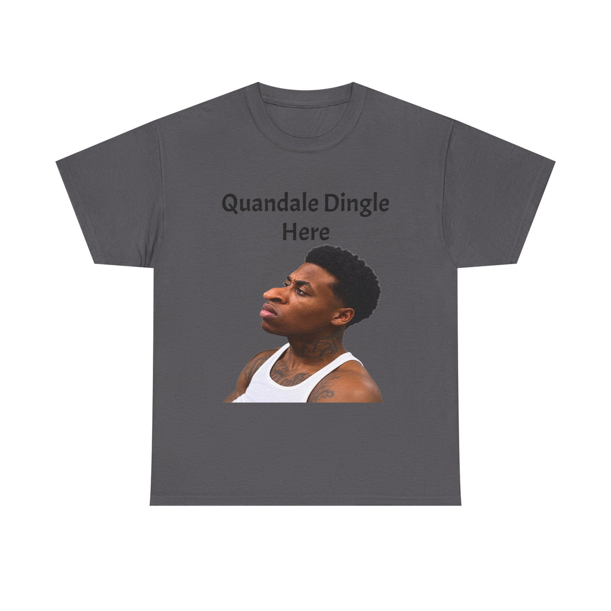 Quandale Dingle Tee — Funny Meme Face Graphic T-Shirt