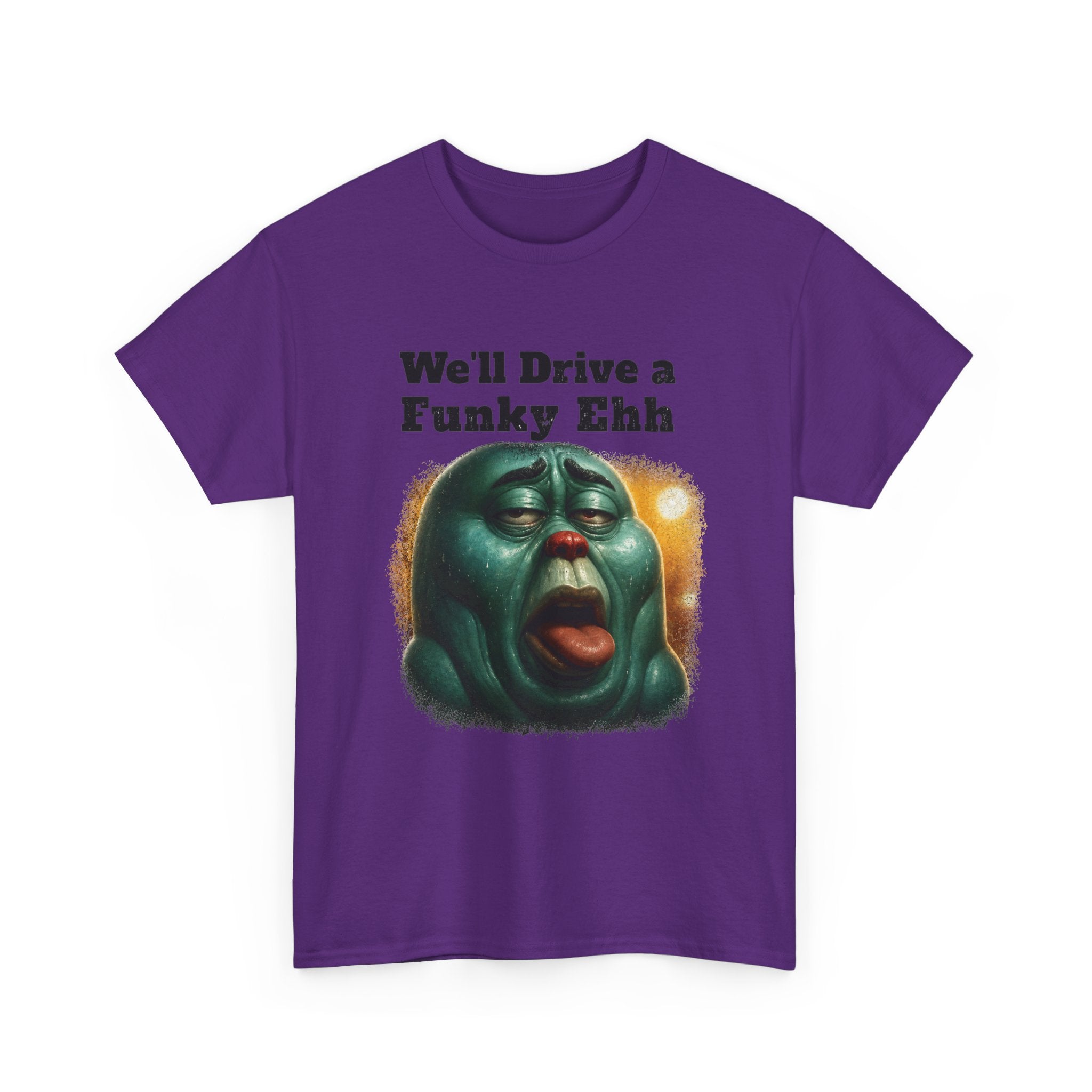 Funky Ehh Tee — Retro Groovy Face Graphic T-Shirt