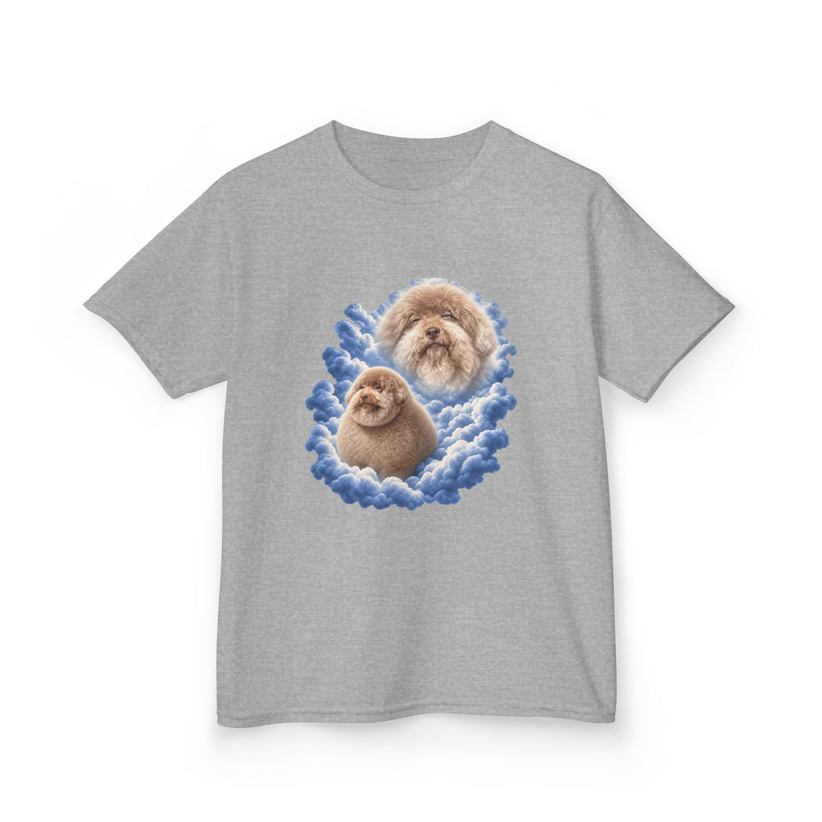 Scoobert Portrait Tee For Kids | Cloud Pet Illustration T-Shirt