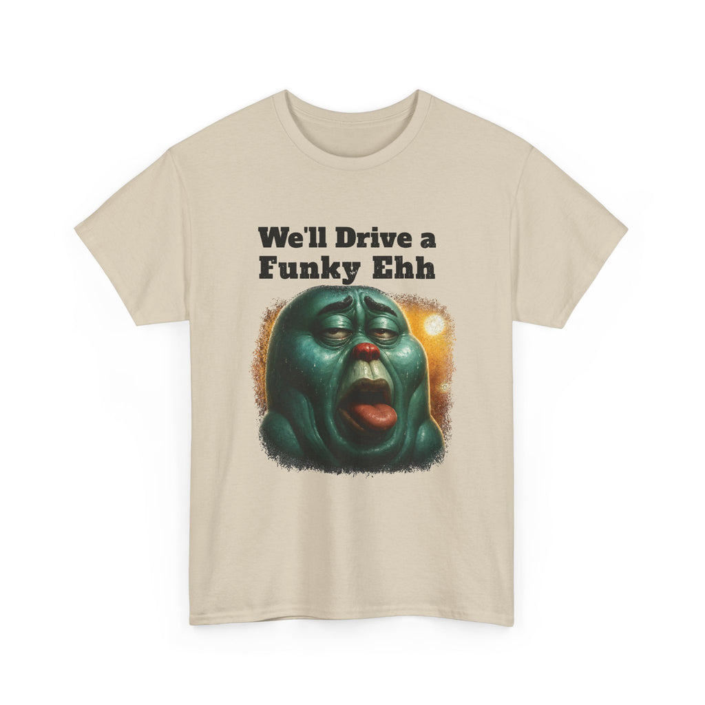 Funky Ehh Tee — Retro Groovy Face Graphic T-Shirt
