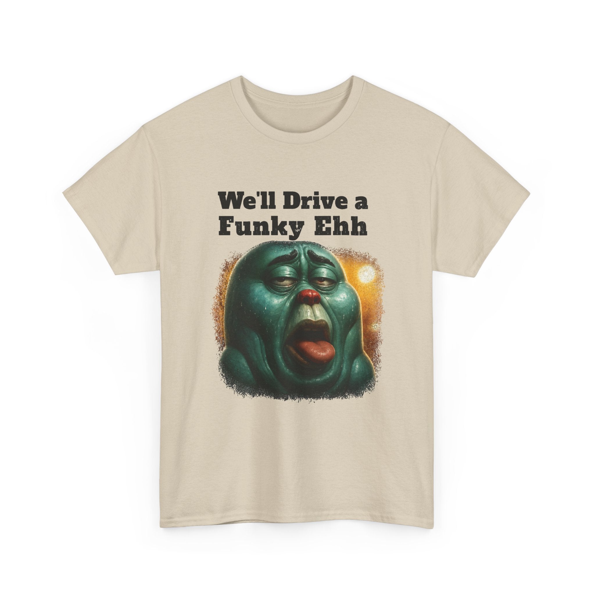 Funky Ehh Tee — Retro Groovy Face Graphic T-Shirt