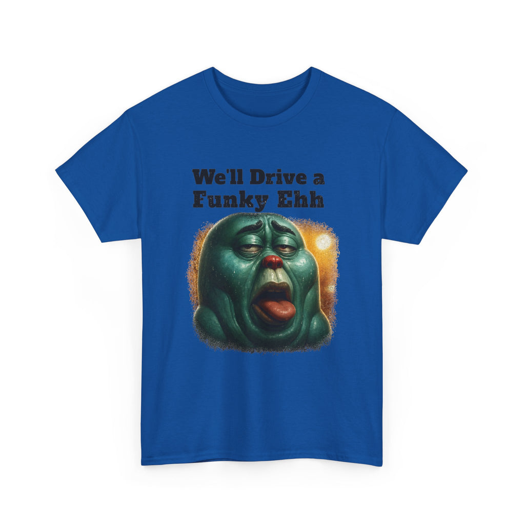 Funky Ehh Tee — Retro Groovy Face Graphic T-Shirt