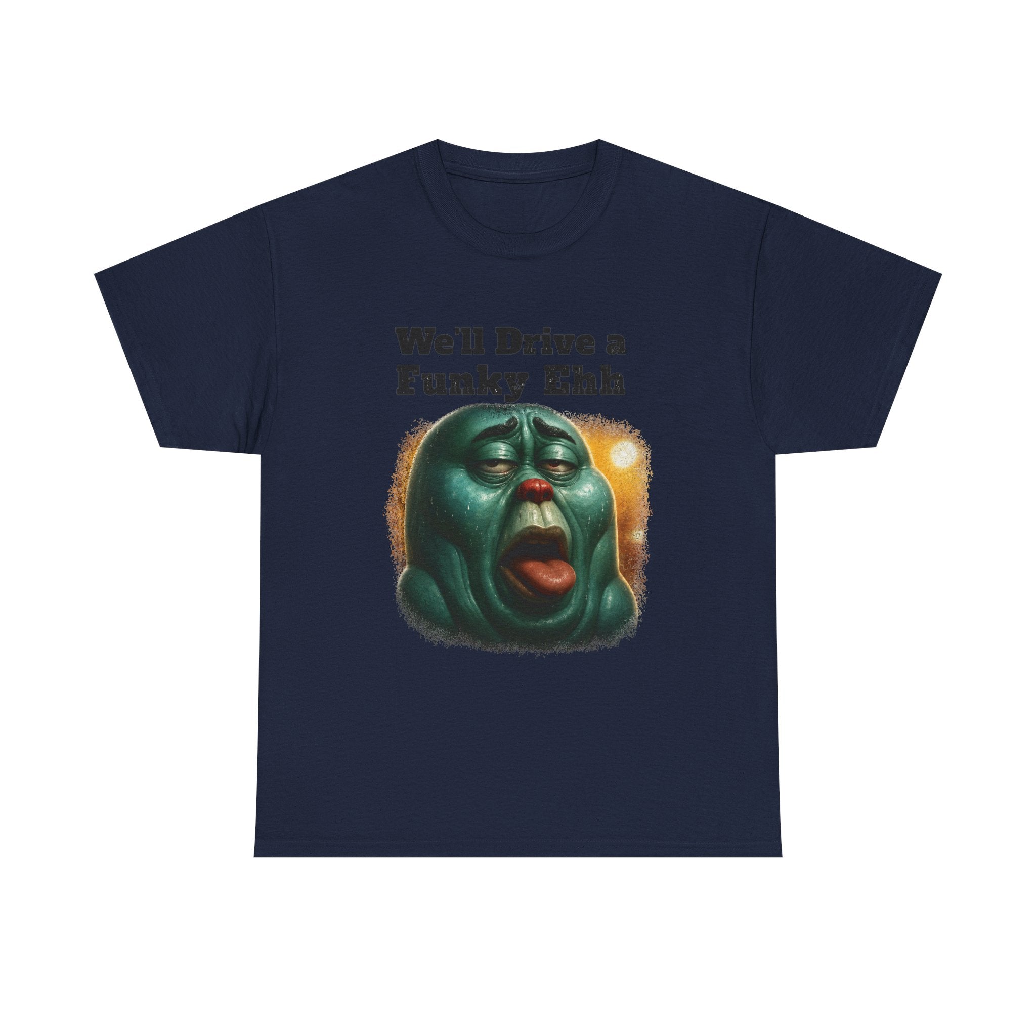 Funky Ehh Tee — Retro Groovy Face Graphic T-Shirt