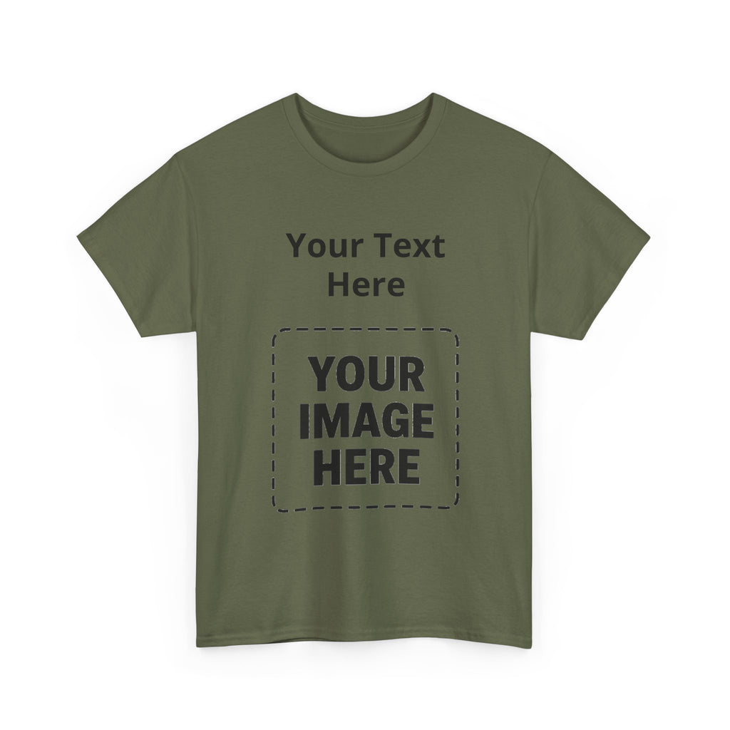 Custom Photo & Text T-Shirt — Personalized Tee