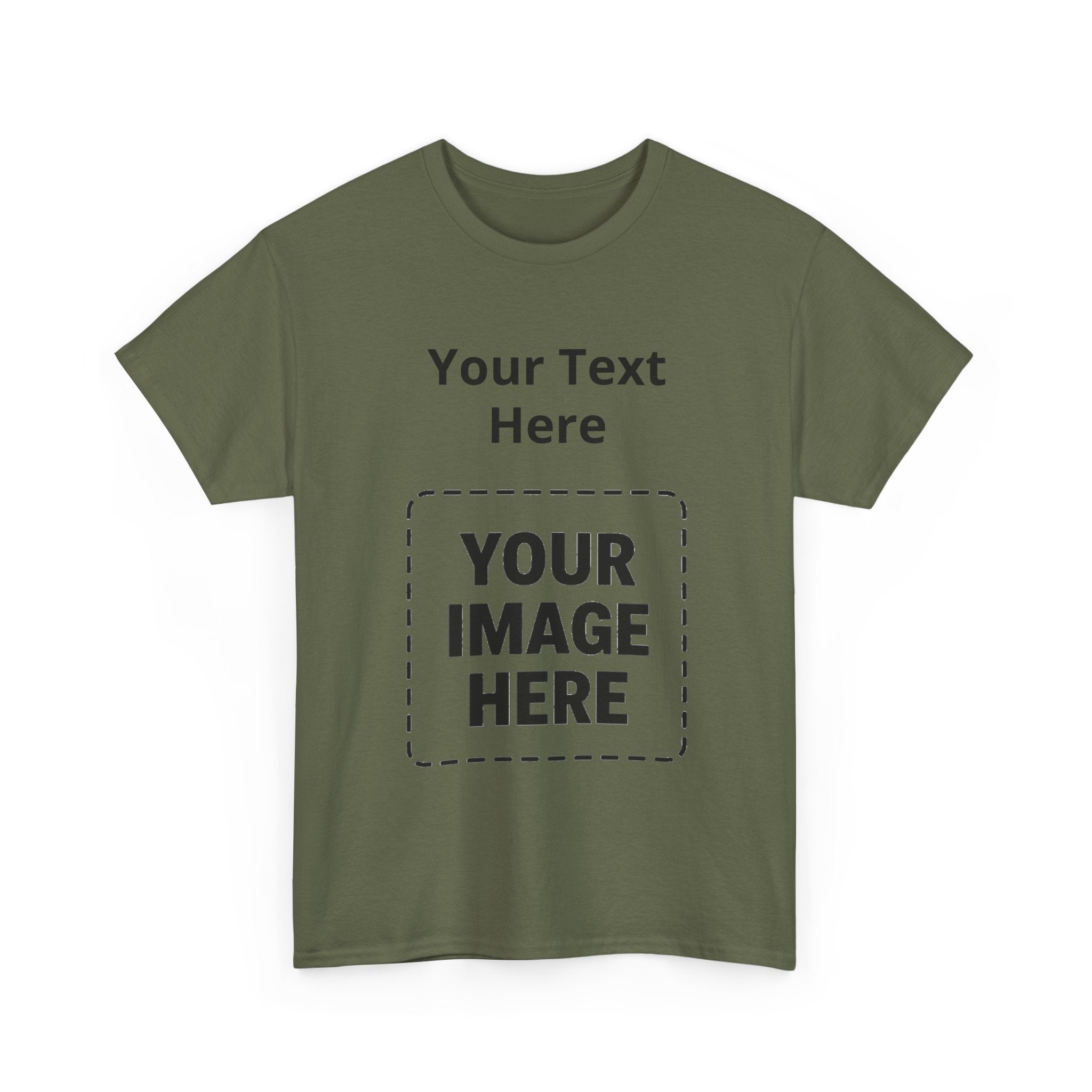 Custom Photo & Text T-Shirt — Personalized Tee
