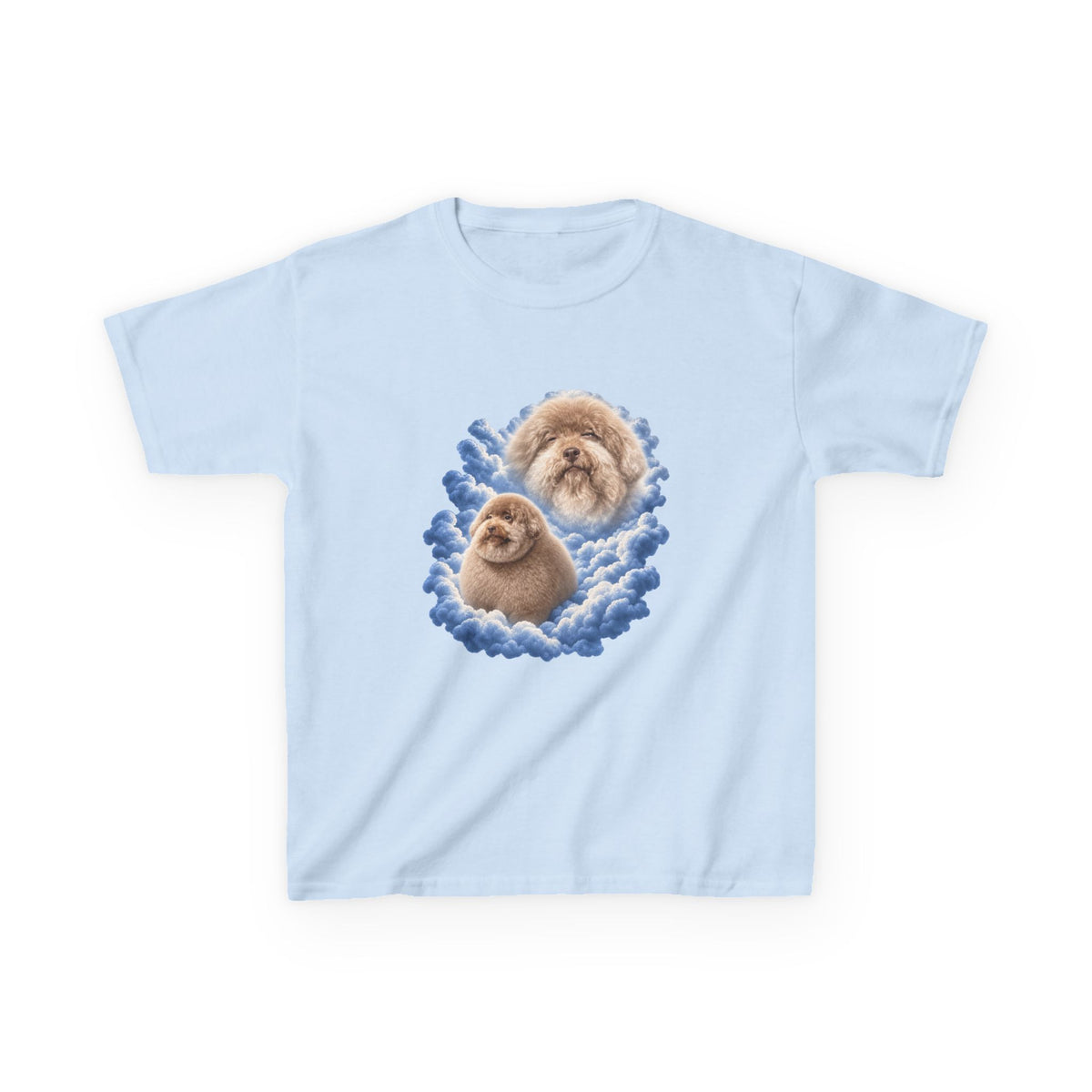 Scoobert Portrait Tee For Kids | Cloud Pet Illustration T-Shirt