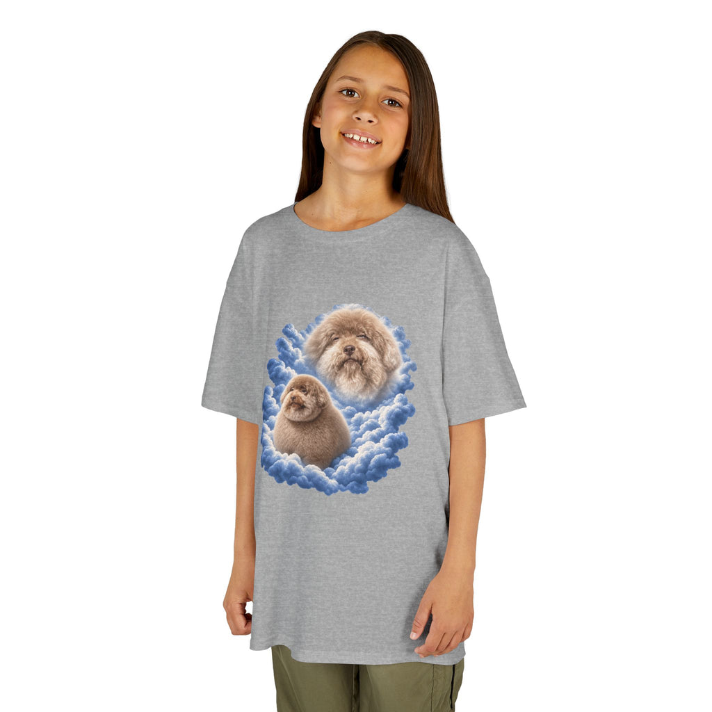 Scoobert Portrait Tee For Kids | Cloud Pet Illustration T-Shirt