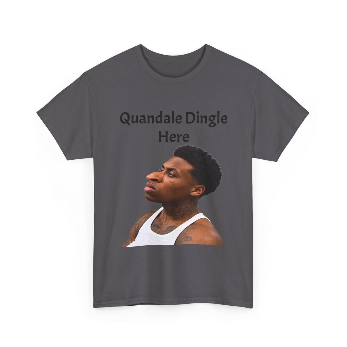 Quandale Dingle Tee — Funny Meme Face Graphic T-Shirt