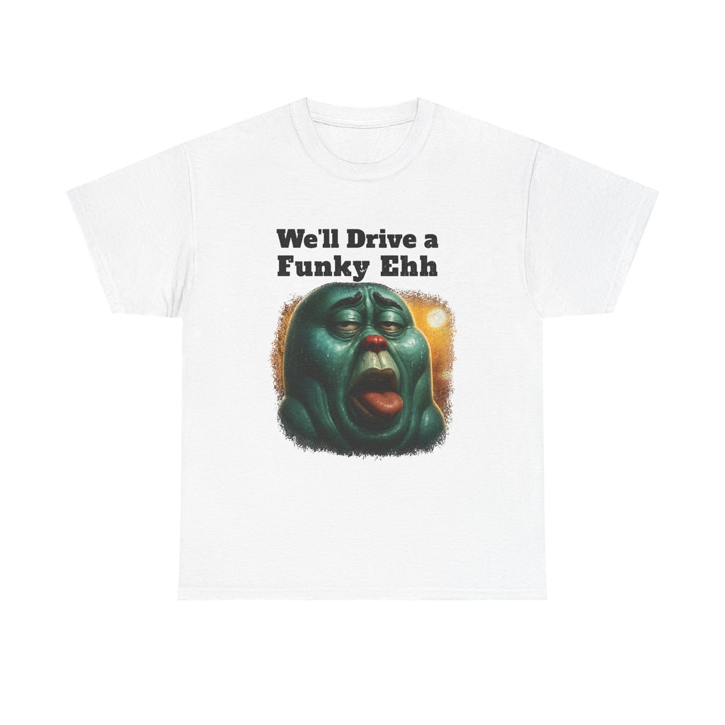 Funky Ehh Tee — Retro Groovy Face Graphic T-Shirt