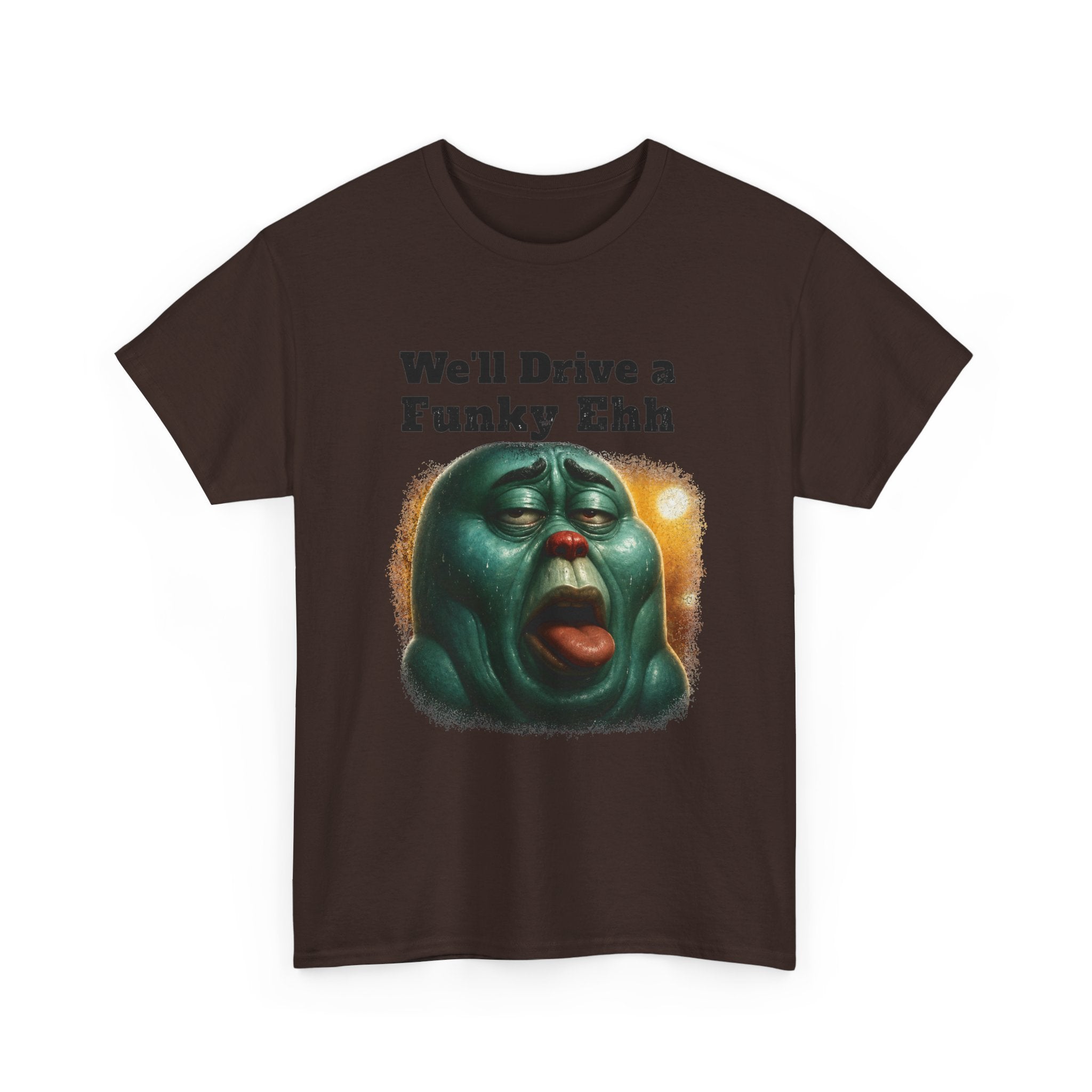 Funky Ehh Tee — Retro Groovy Face Graphic T-Shirt