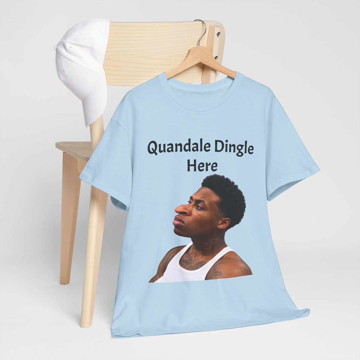 Quandale Dingle Tee — Funny Meme Face Graphic T-Shirt