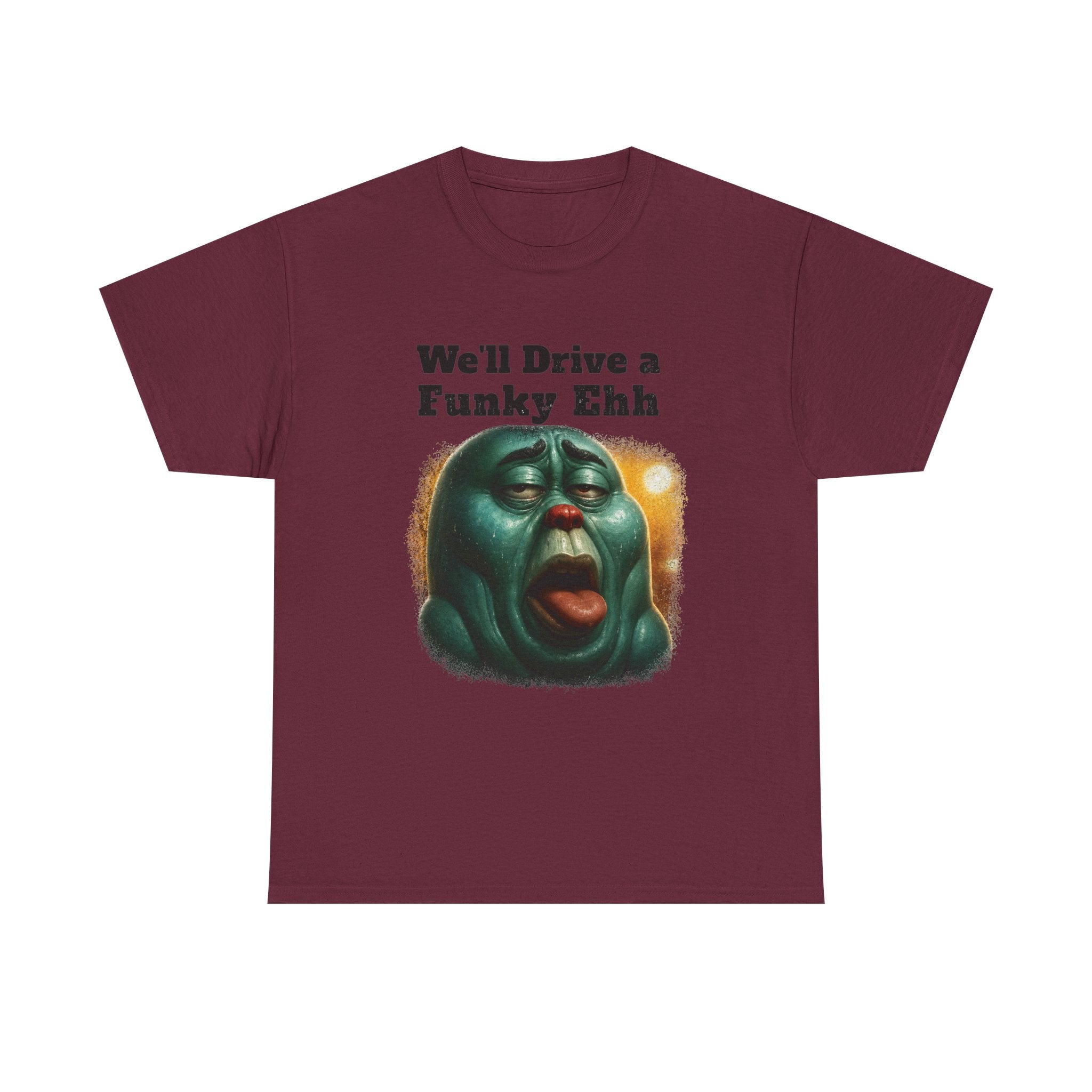 Funky Ehh Tee — Retro Groovy Face Graphic T-Shirt