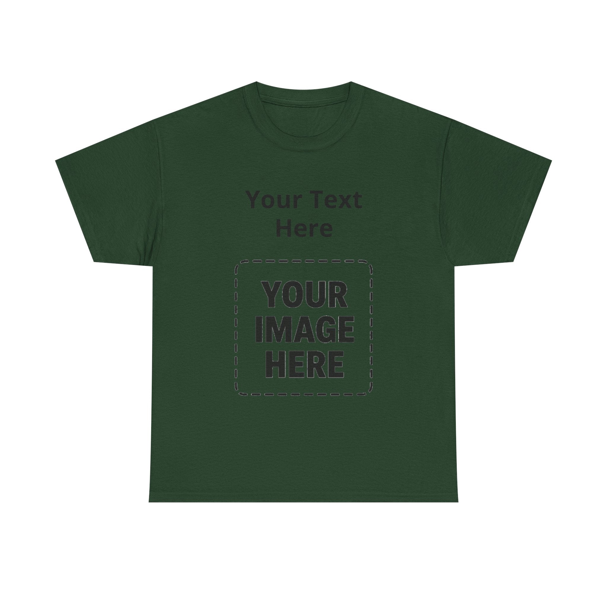 Custom Photo & Text T-Shirt — Personalized Tee