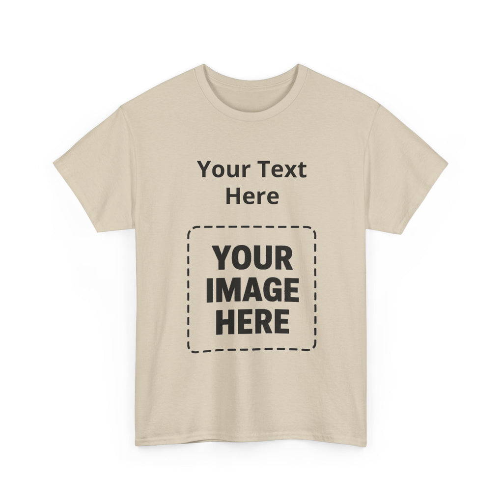 Custom Photo & Text T-Shirt — Personalized Tee