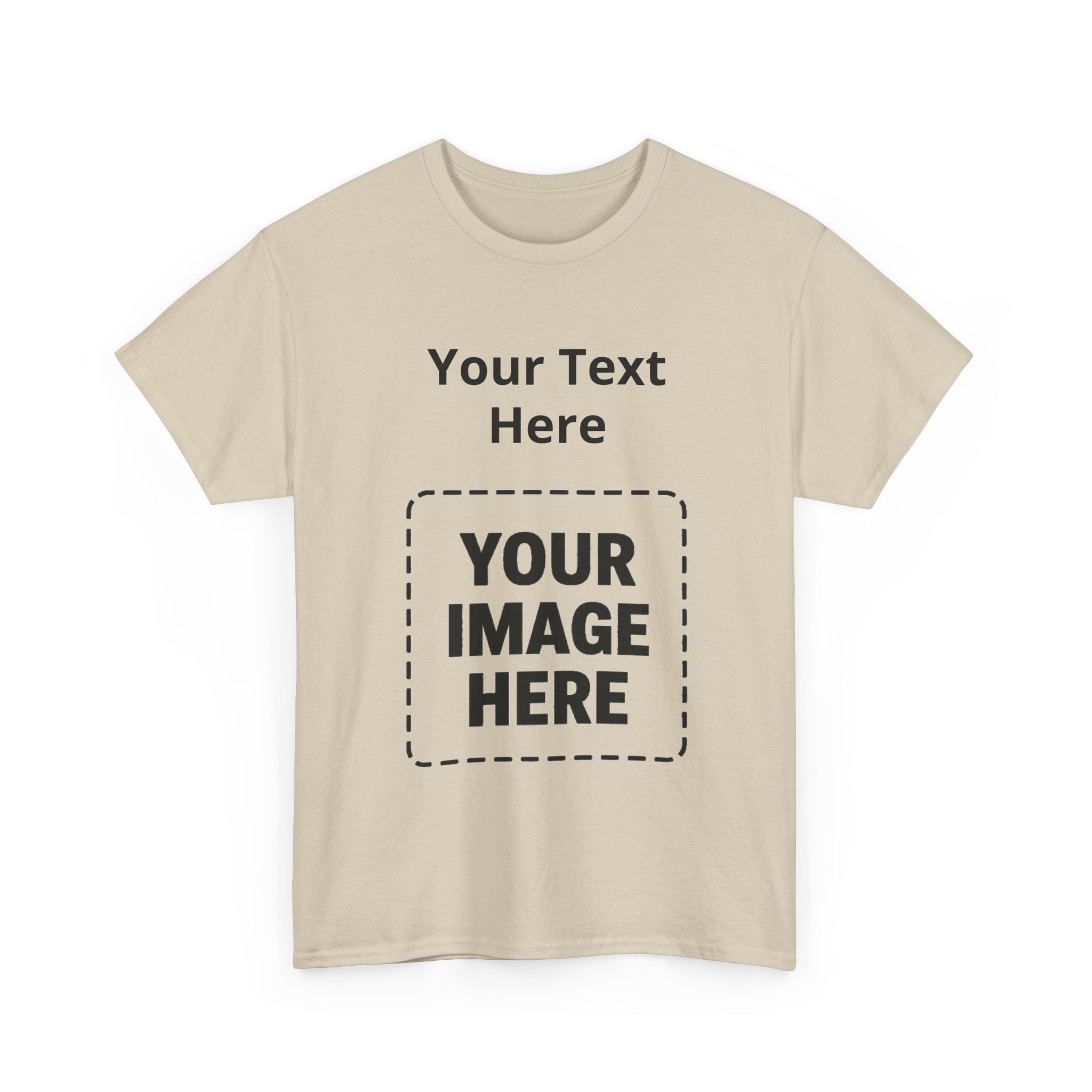 Custom Photo & Text T-Shirt — Personalized Tee