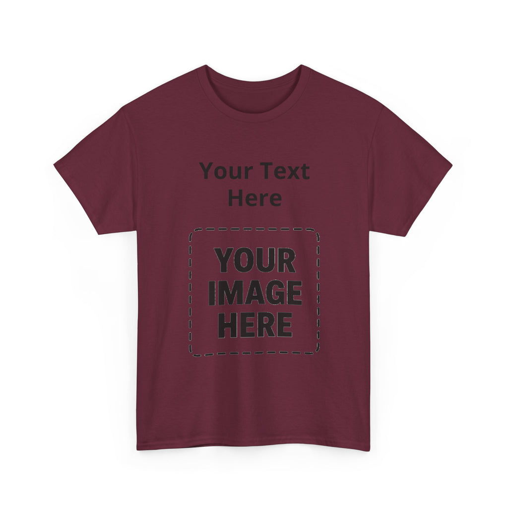 Custom Photo & Text T-Shirt — Personalized Tee