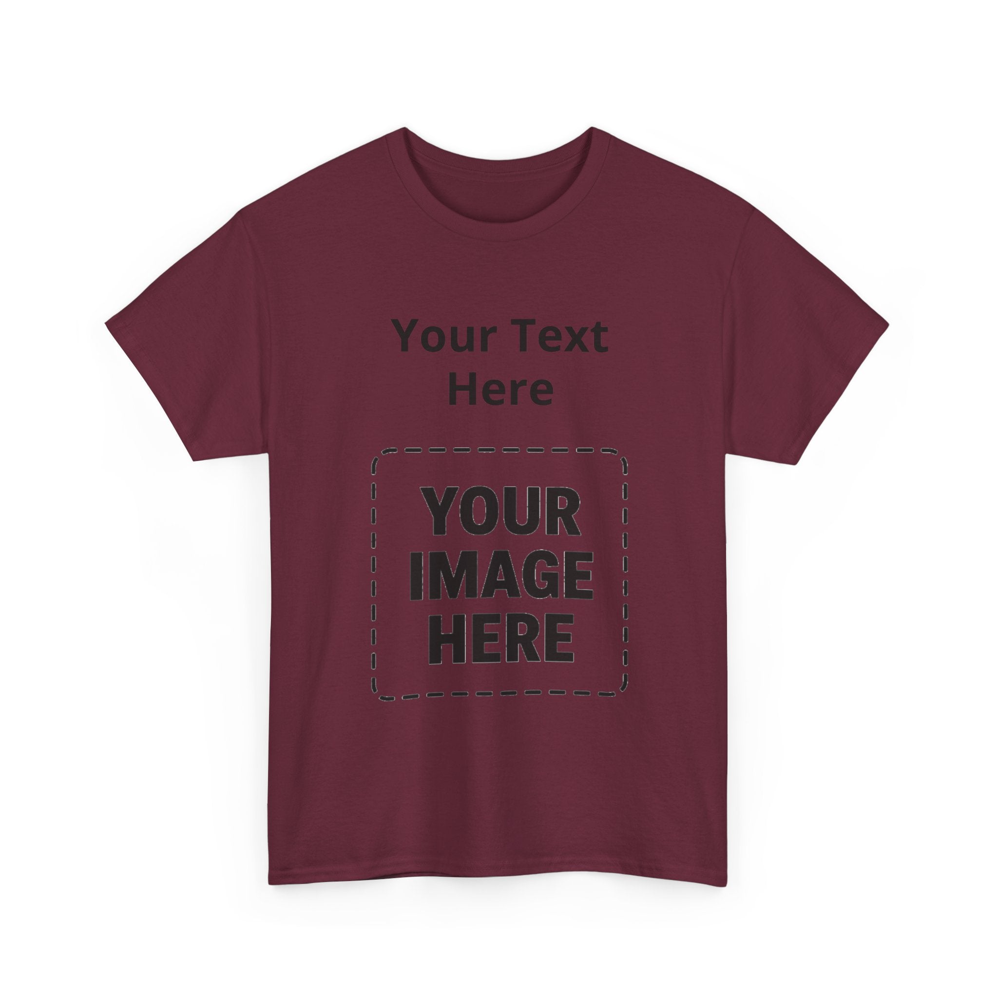 Custom Photo & Text T-Shirt — Personalized Tee