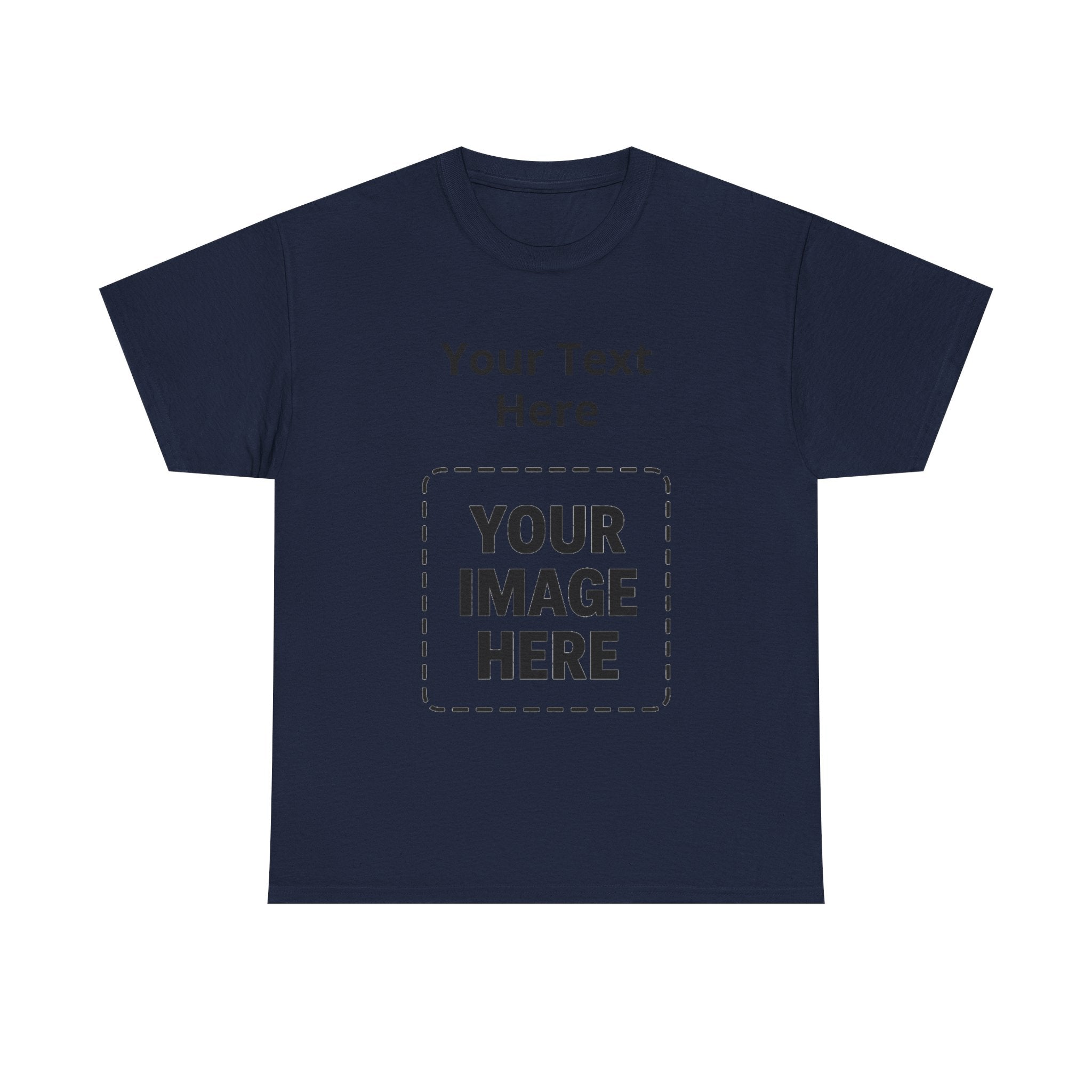 Custom Photo & Text T-Shirt — Personalized Tee
