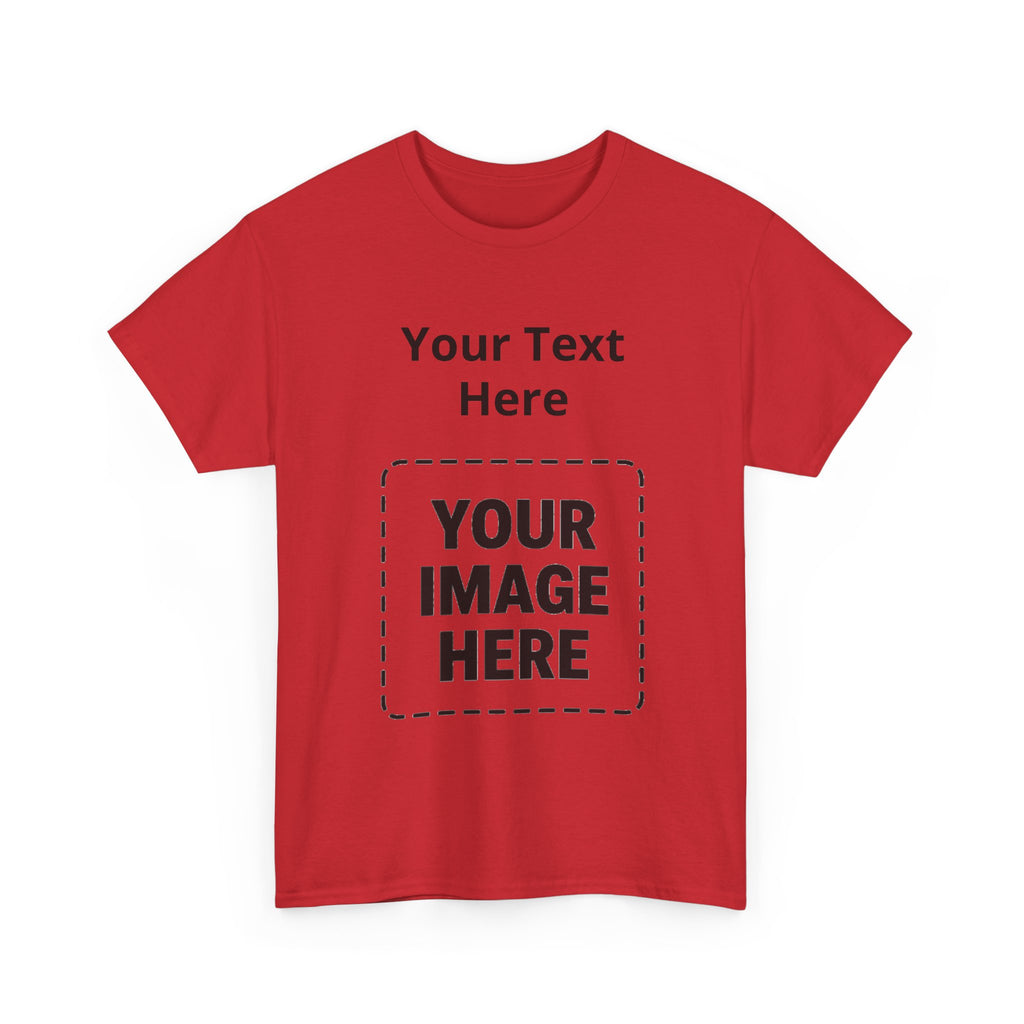 Custom Photo & Text T-Shirt — Personalized Tee