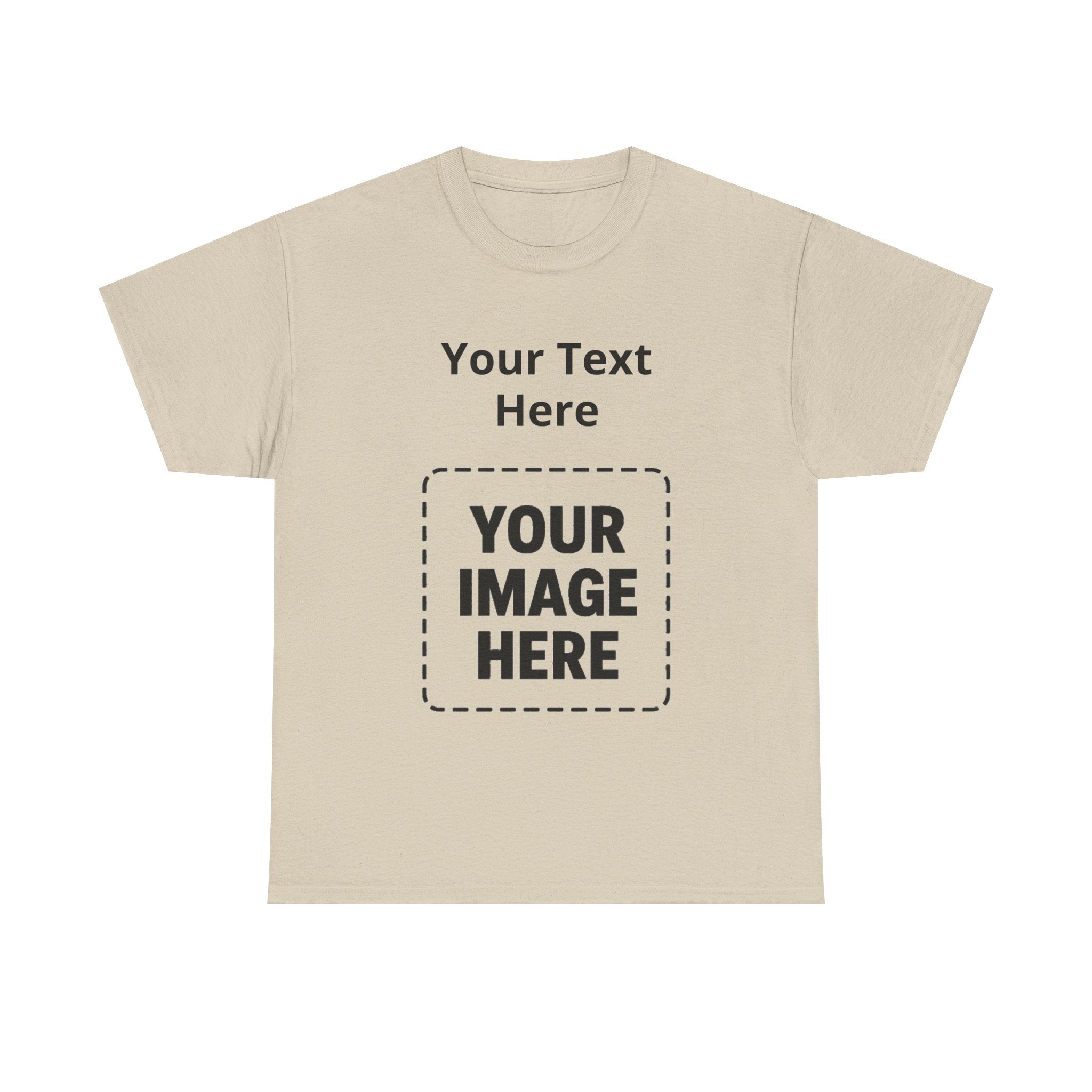 Custom Photo & Text T-Shirt — Personalized Tee