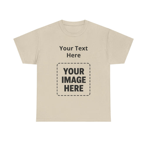 Custom Photo & Text T-Shirt — Personalized Tee