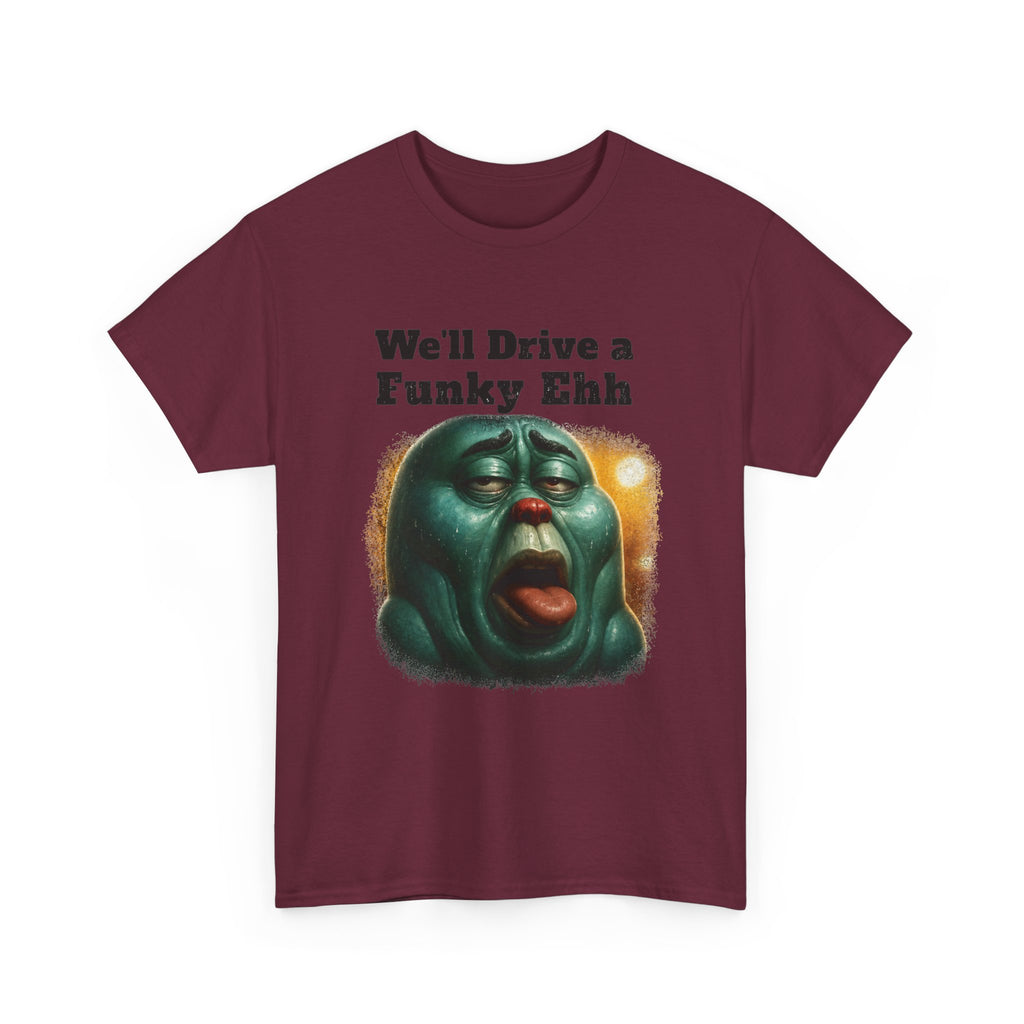 Funky Ehh Tee — Retro Groovy Face Graphic T-Shirt