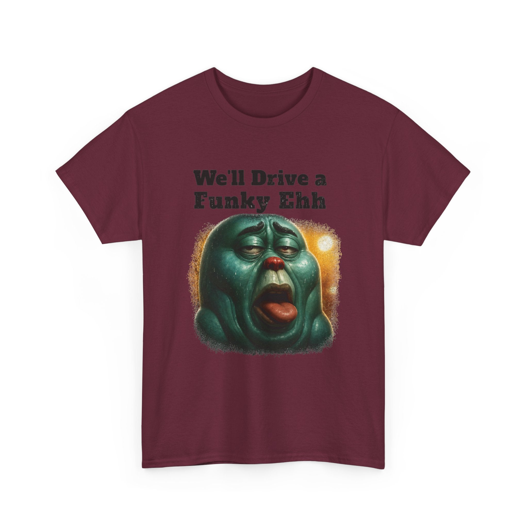Funky Ehh Tee — Retro Groovy Face Graphic T-Shirt