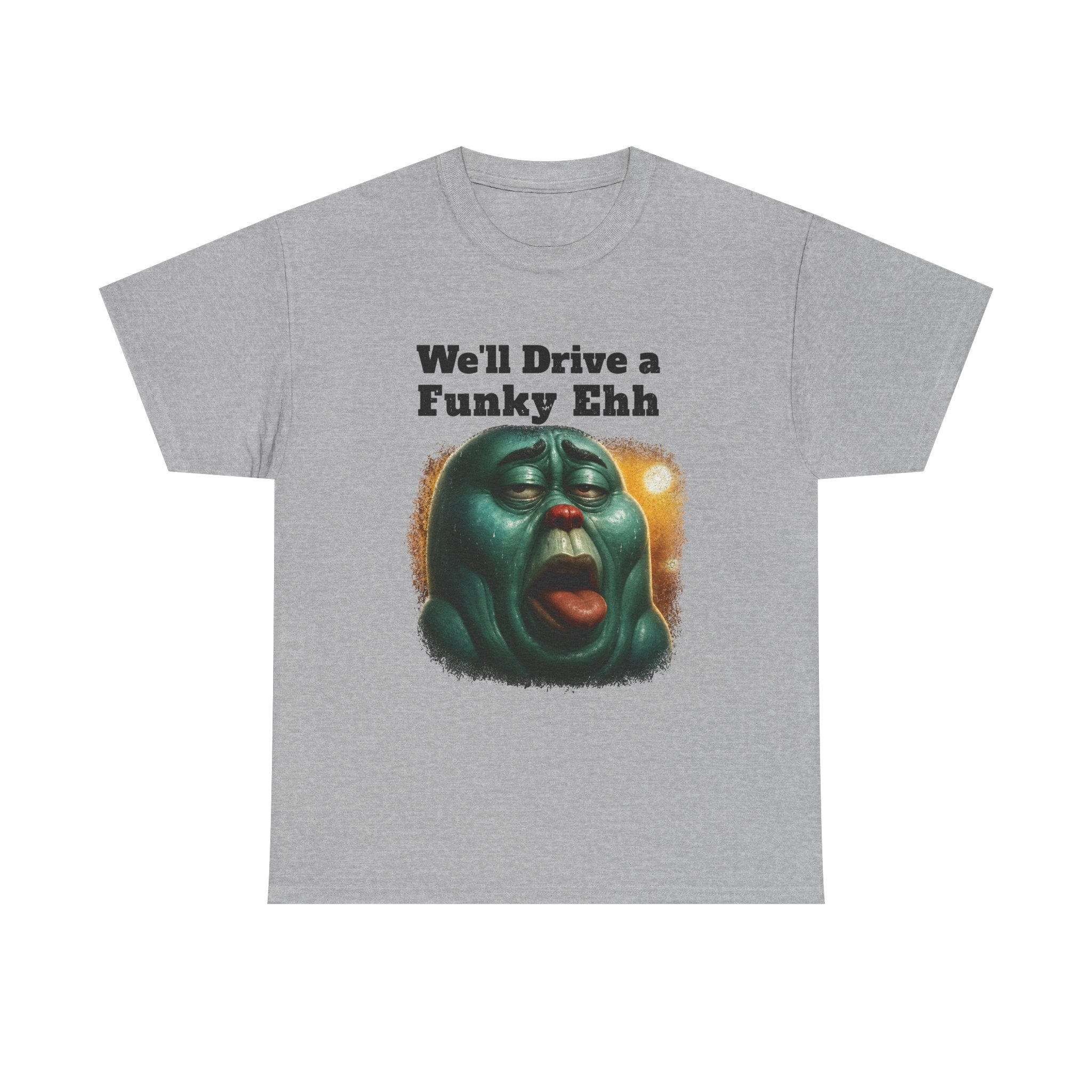 Funky Ehh Tee — Retro Groovy Face Graphic T-Shirt