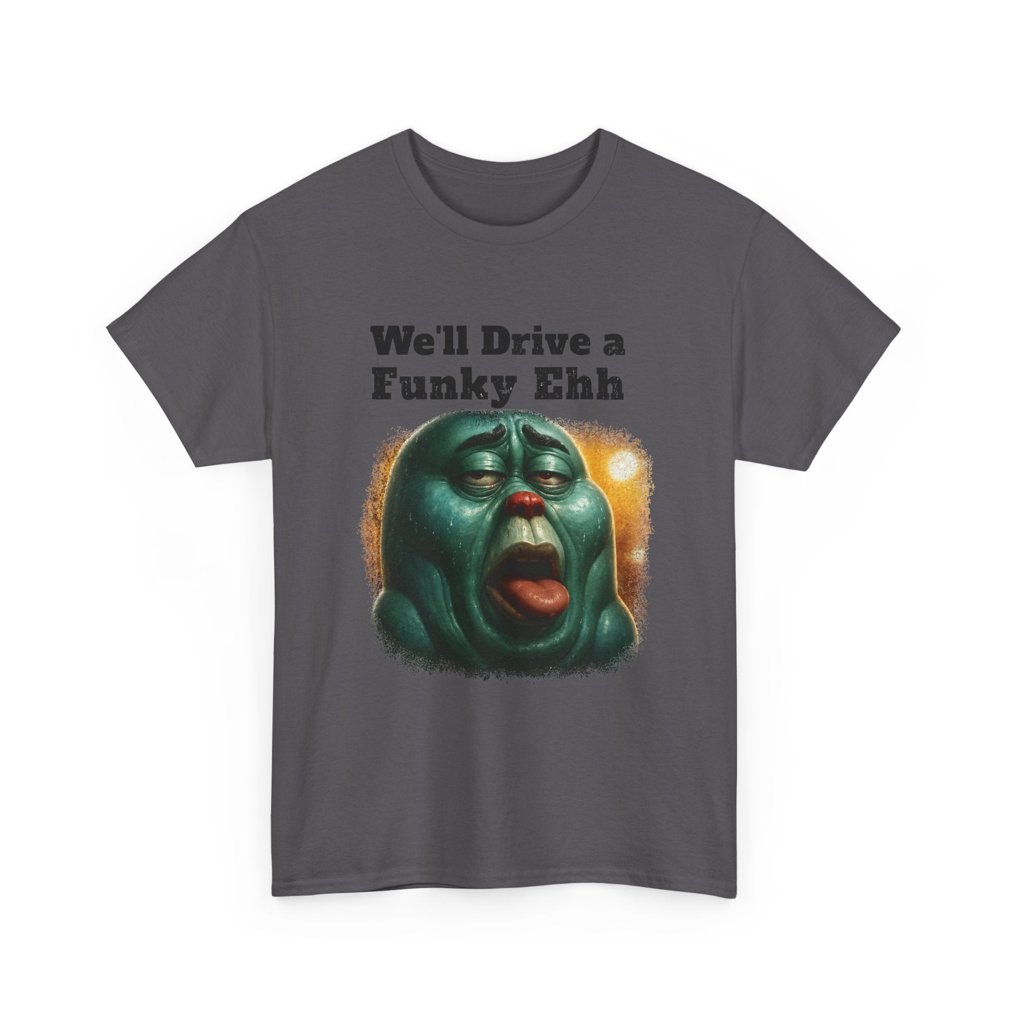 Funky Ehh Tee — Retro Groovy Face Graphic T-Shirt