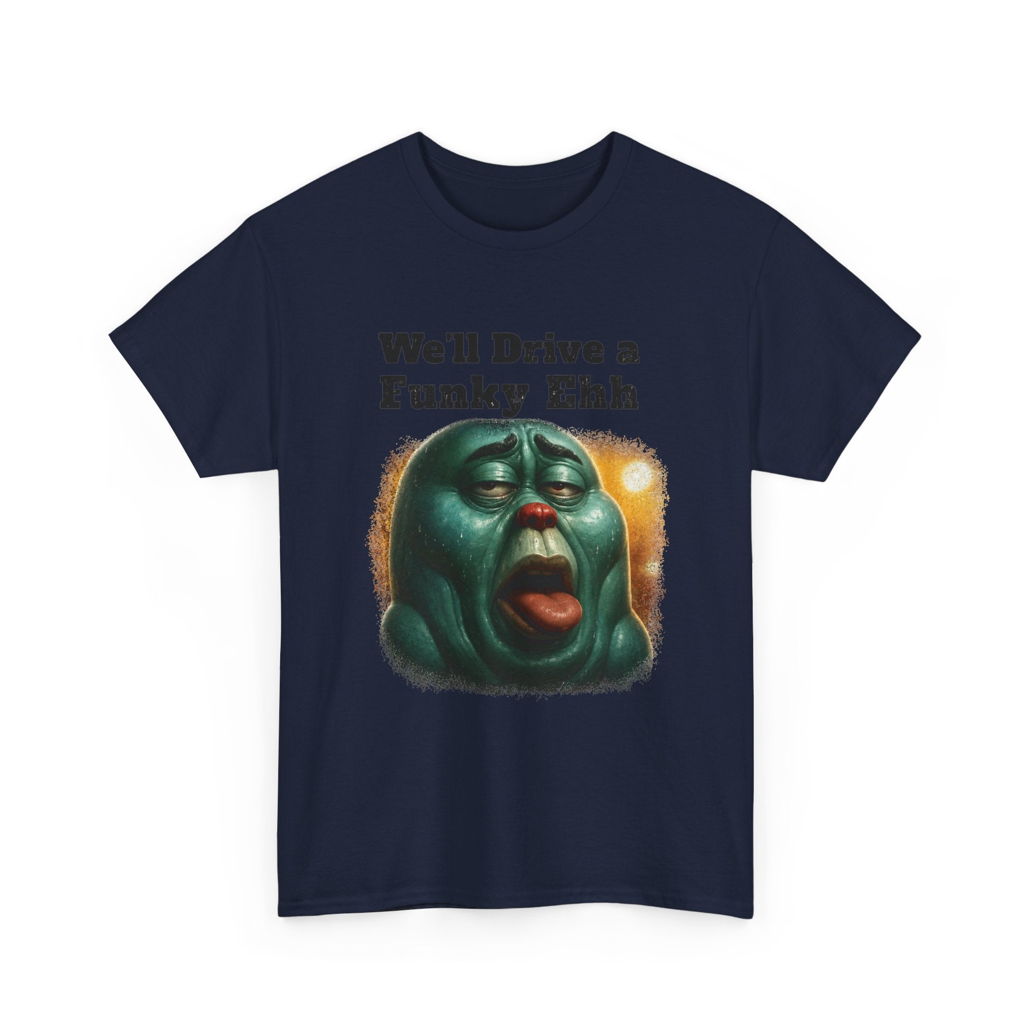 Funky Ehh Tee — Retro Groovy Face Graphic T-Shirt