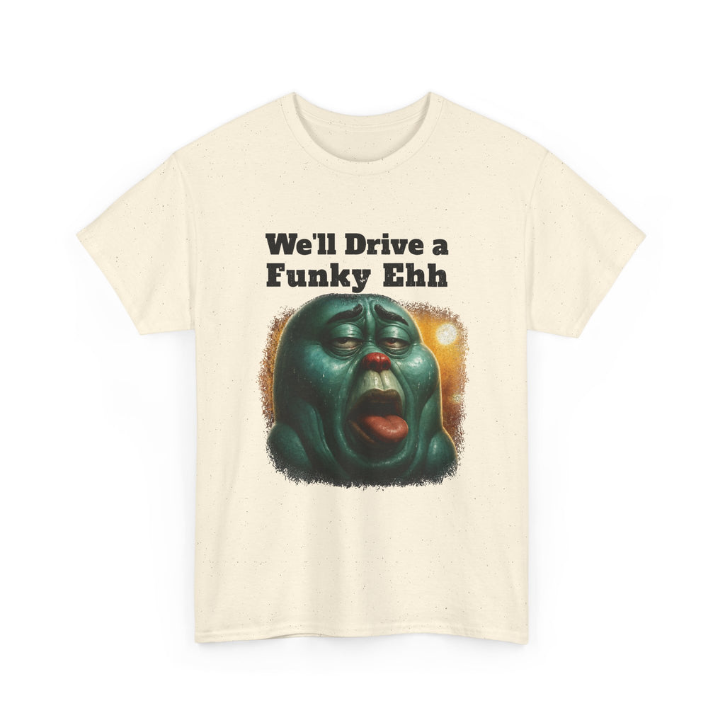 Funky Ehh Tee — Retro Groovy Face Graphic T-Shirt