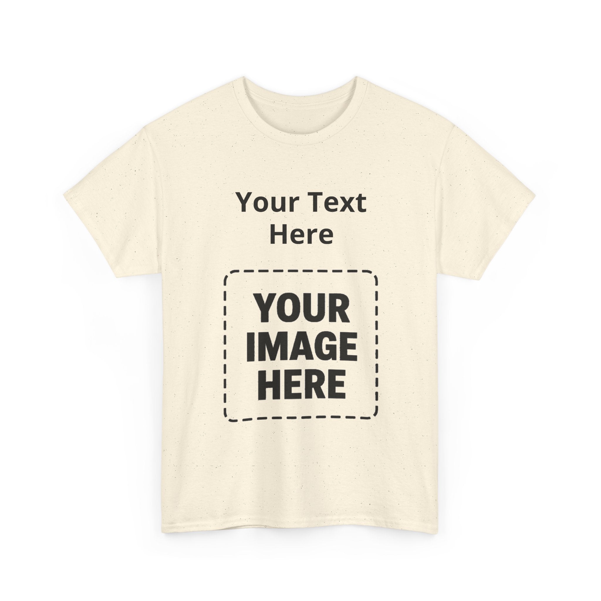Custom Photo & Text T-Shirt — Personalized Tee