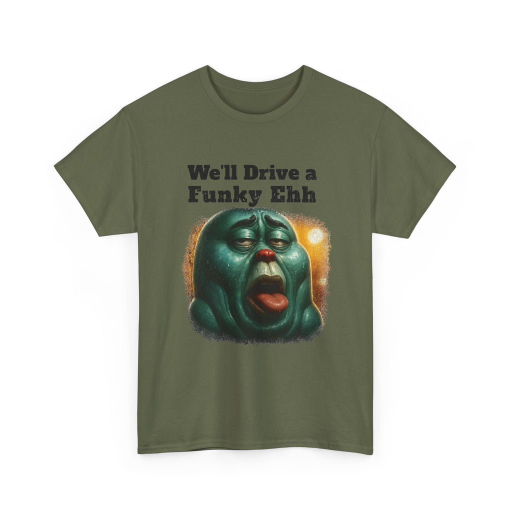 Funky Ehh Tee — Retro Groovy Face Graphic T-Shirt