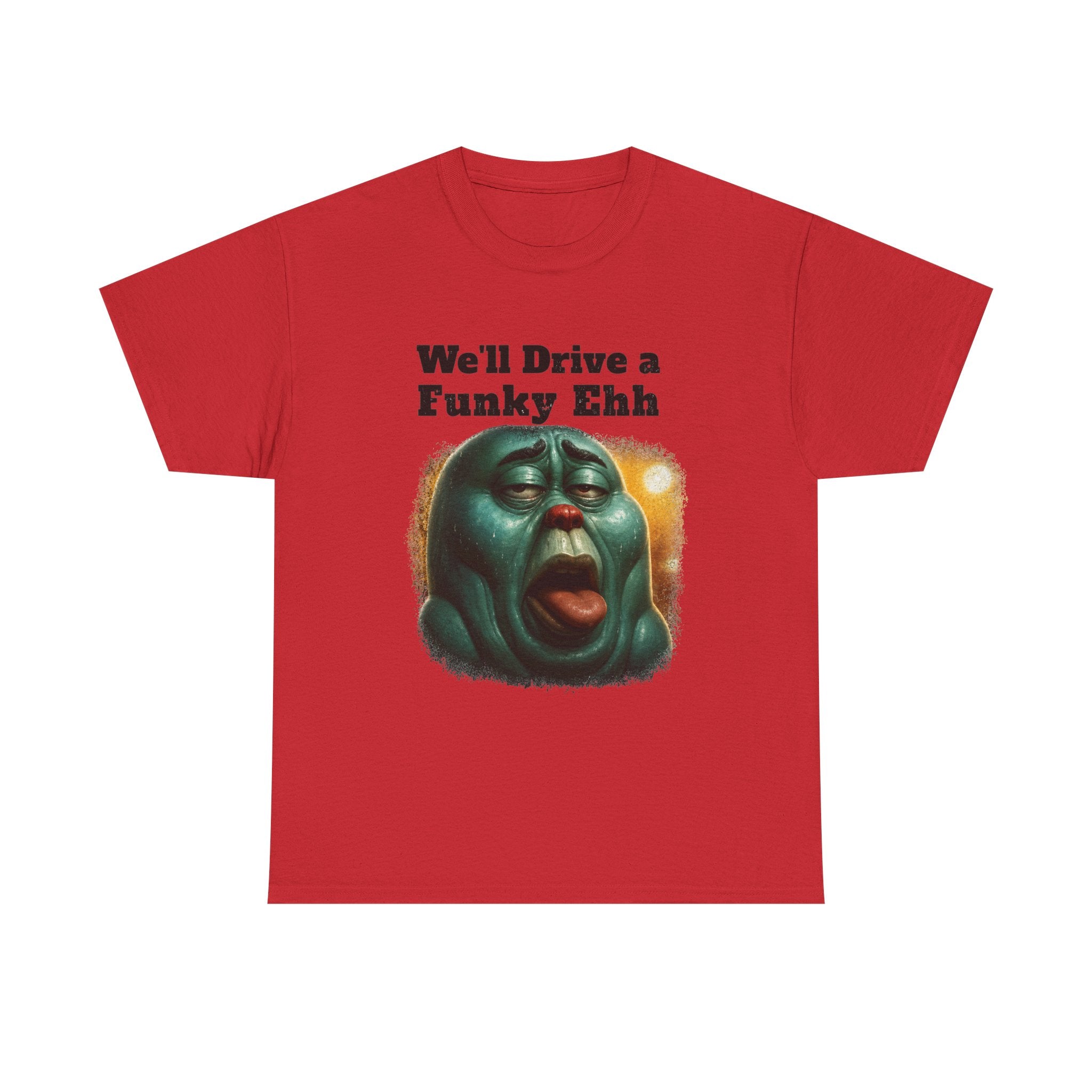 Funky Ehh Tee — Retro Groovy Face Graphic T-Shirt