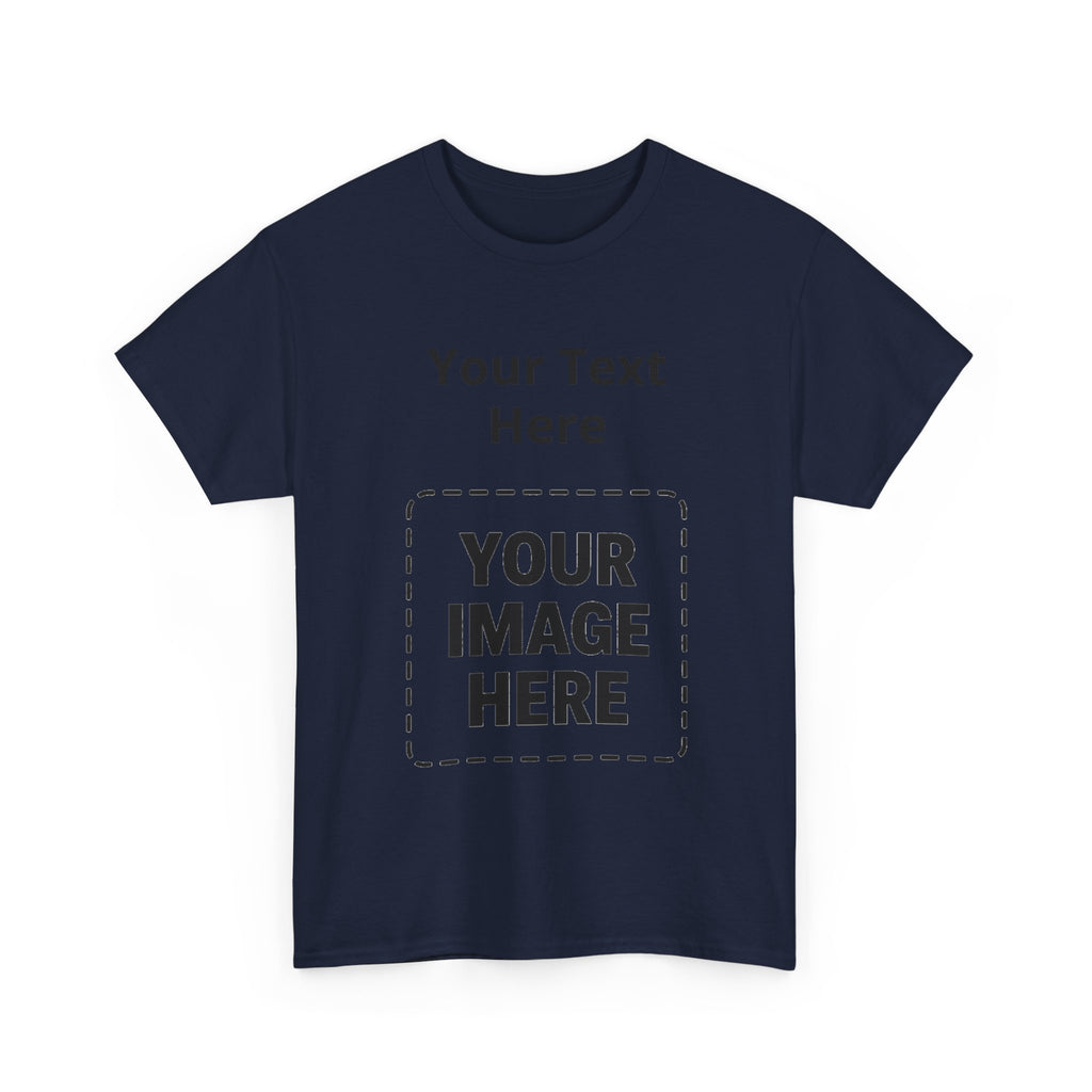 Custom Photo & Text T-Shirt — Personalized Tee