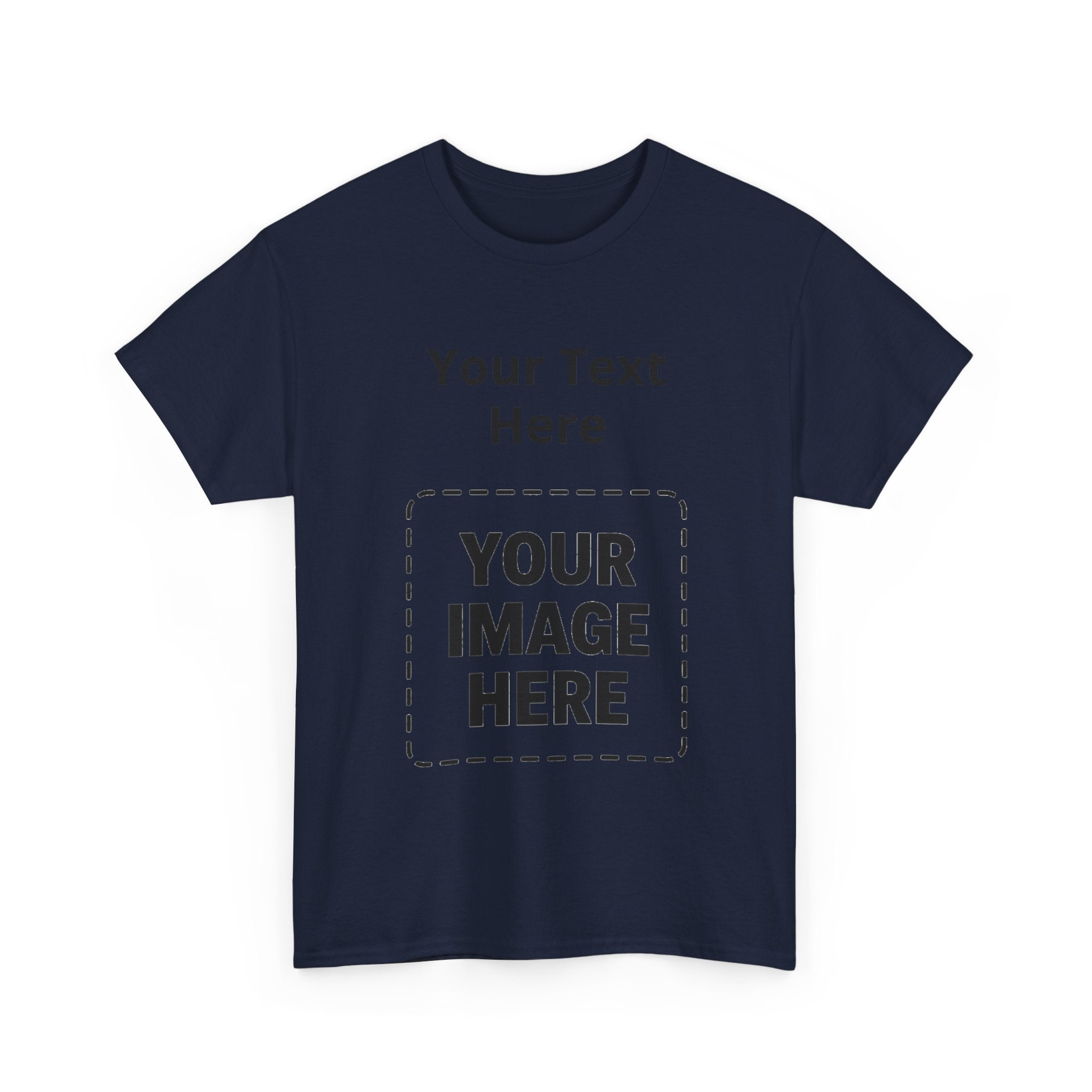 Custom Photo & Text T-Shirt — Personalized Tee