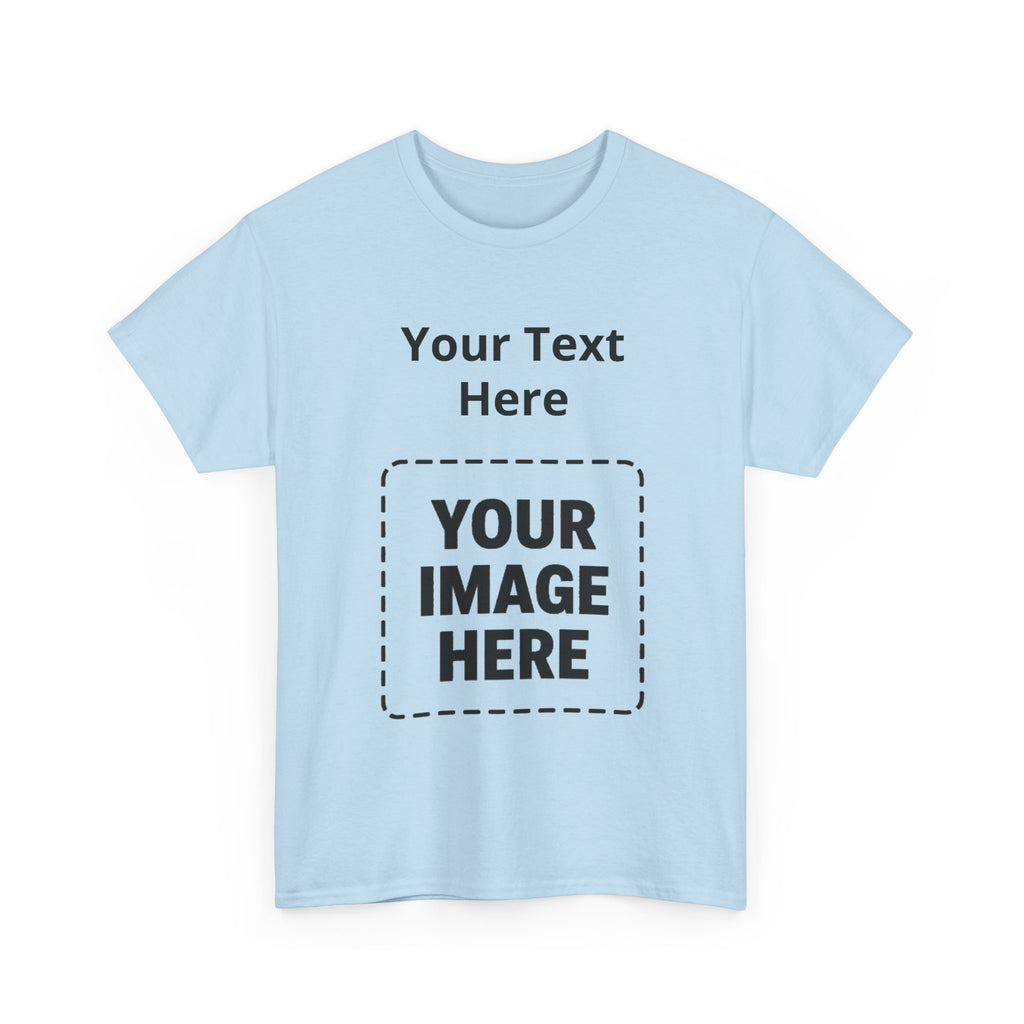 Custom Photo & Text T-Shirt — Personalized Tee