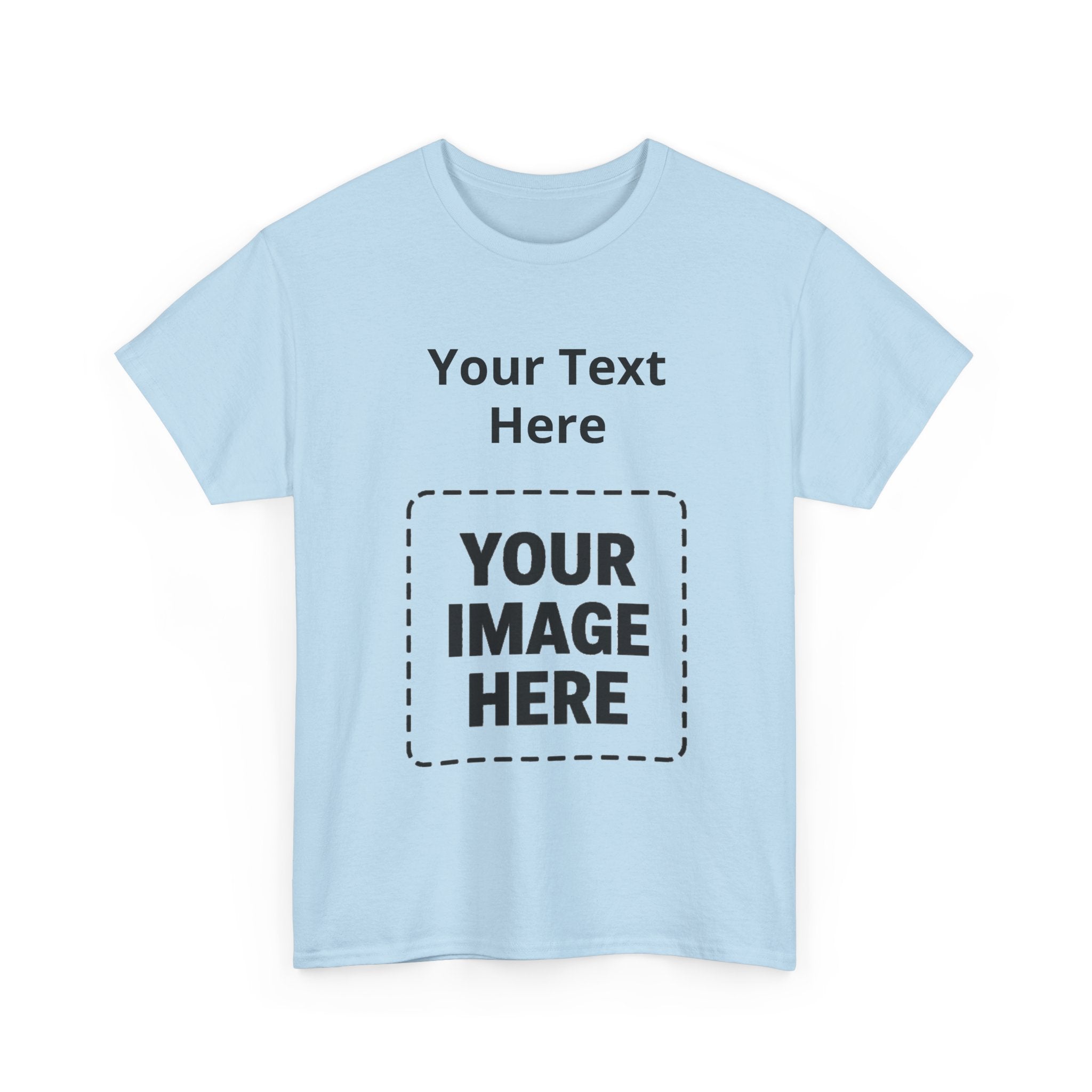 Custom Photo & Text T-Shirt — Personalized Tee