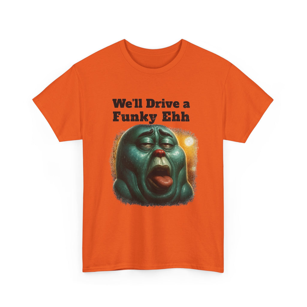 Funky Ehh Tee — Retro Groovy Face Graphic T-Shirt