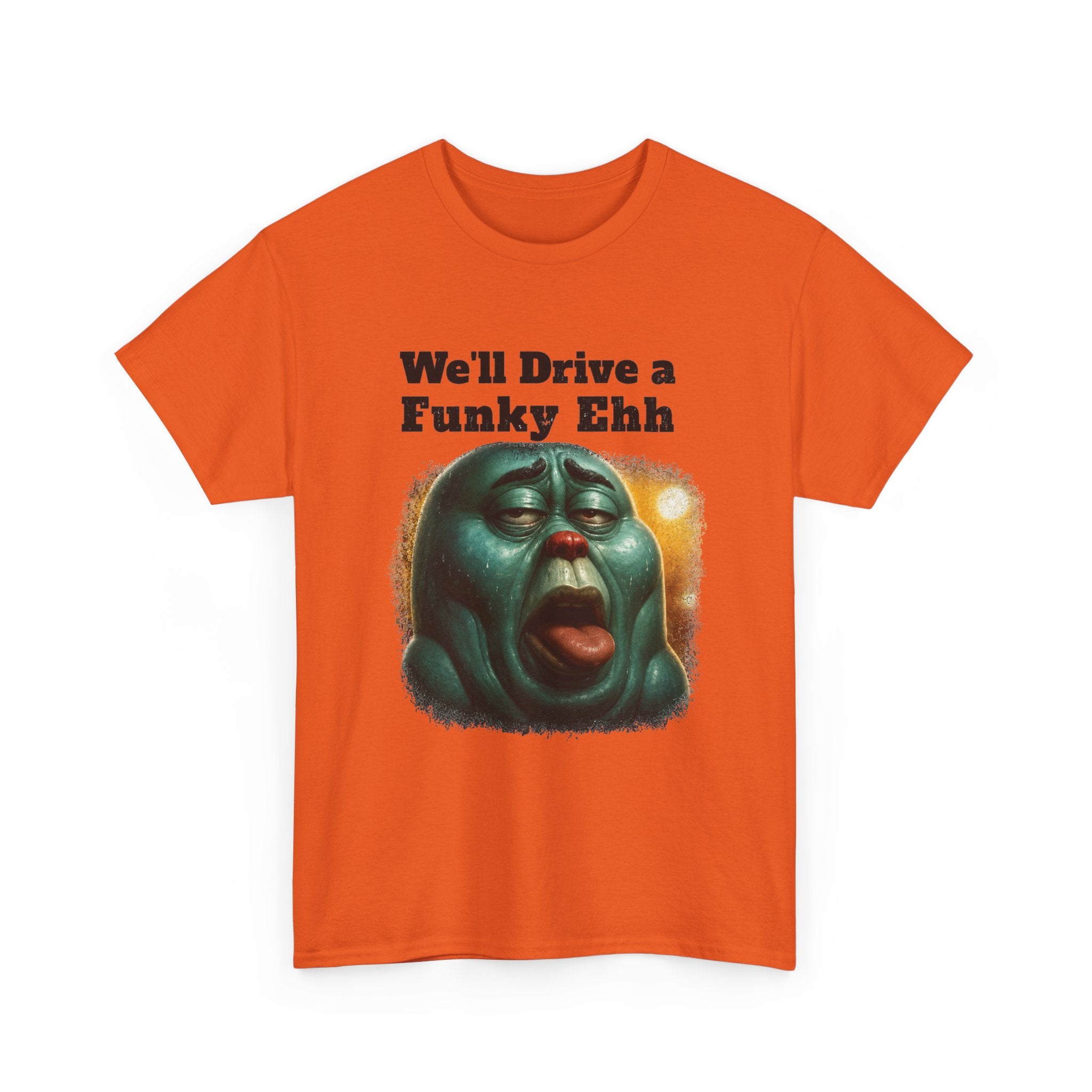 Funky Ehh Tee — Retro Groovy Face Graphic T-Shirt