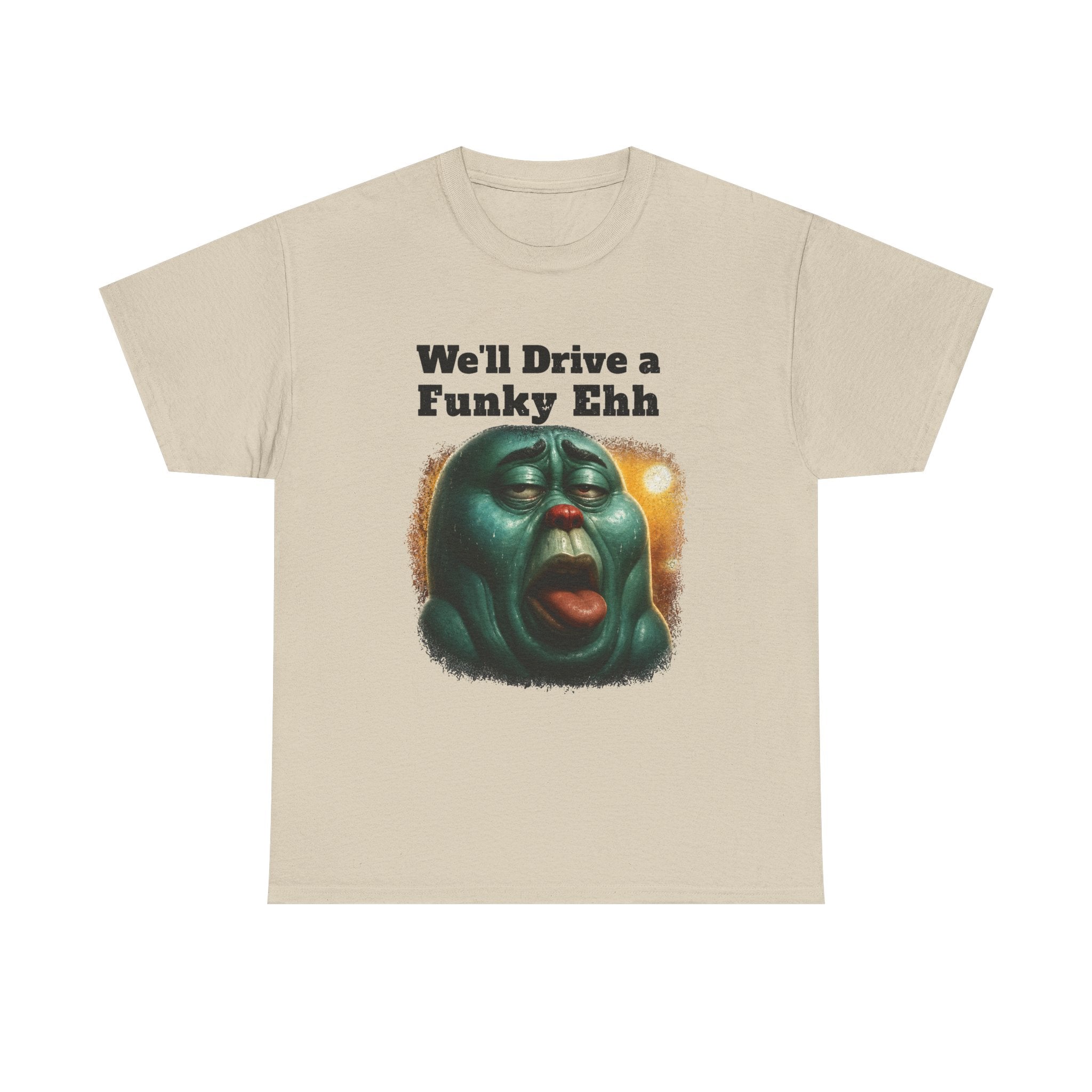 Funky Ehh Tee — Retro Groovy Face Graphic T-Shirt